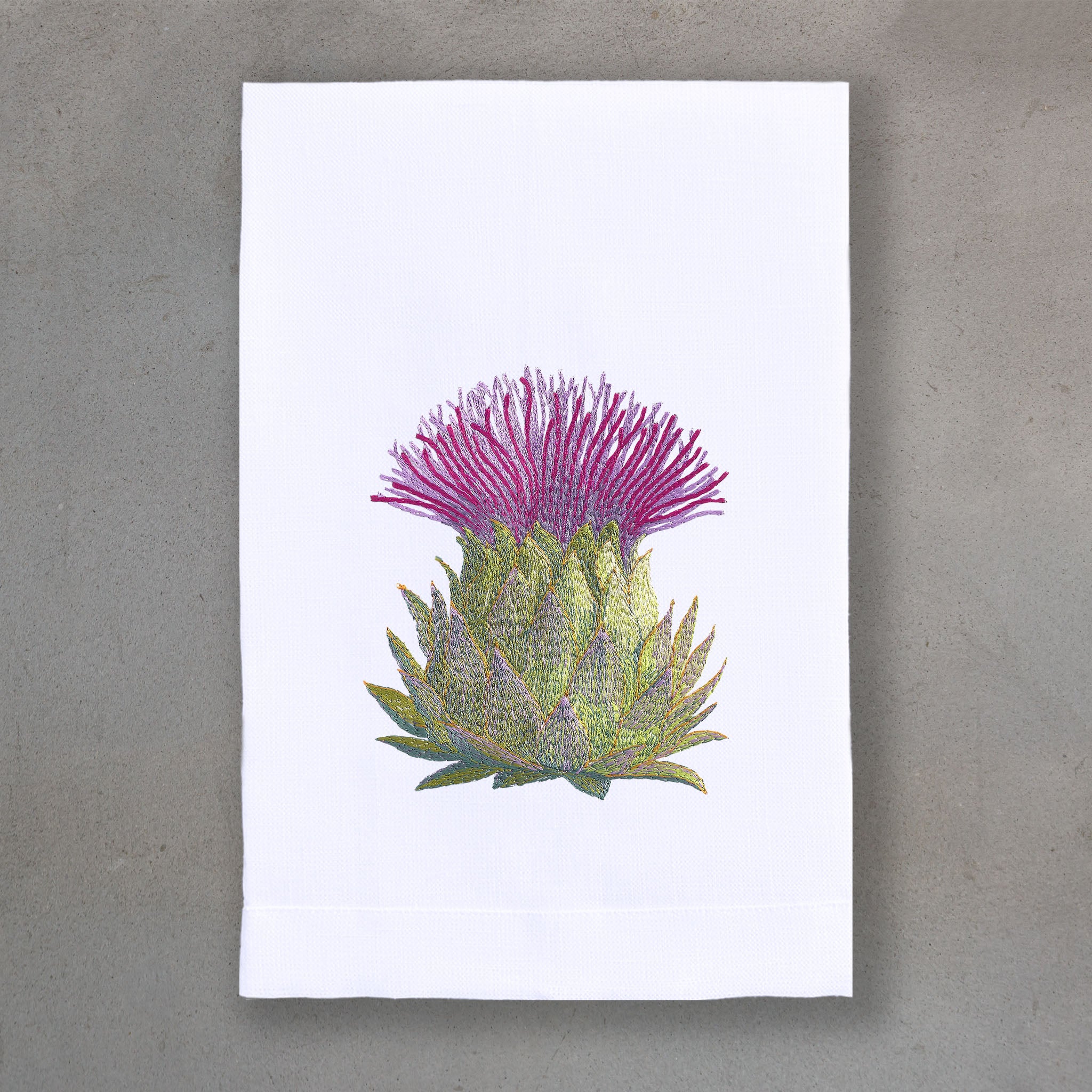 Artichoke Green | White Linen