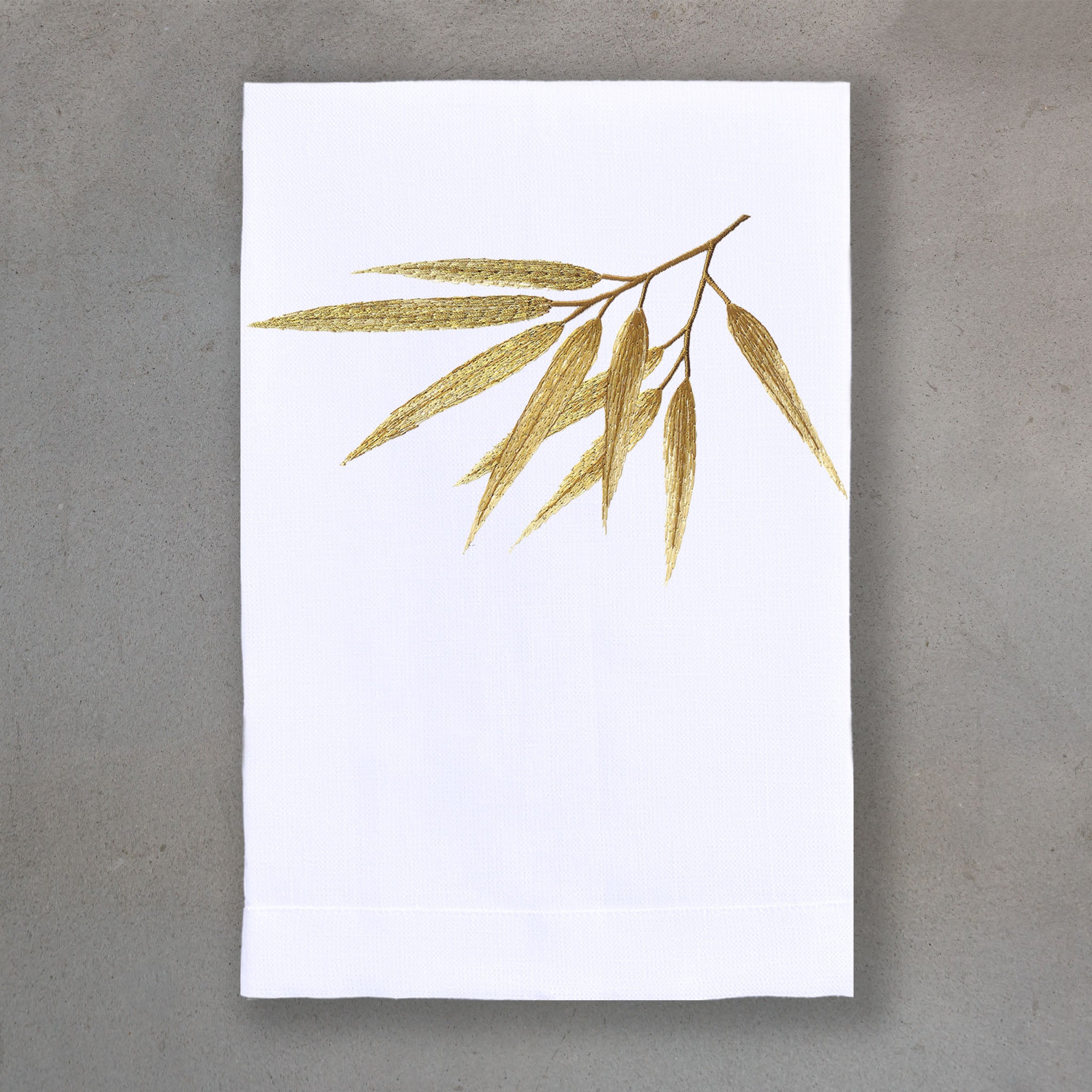 Bamboo Gold | White Linen