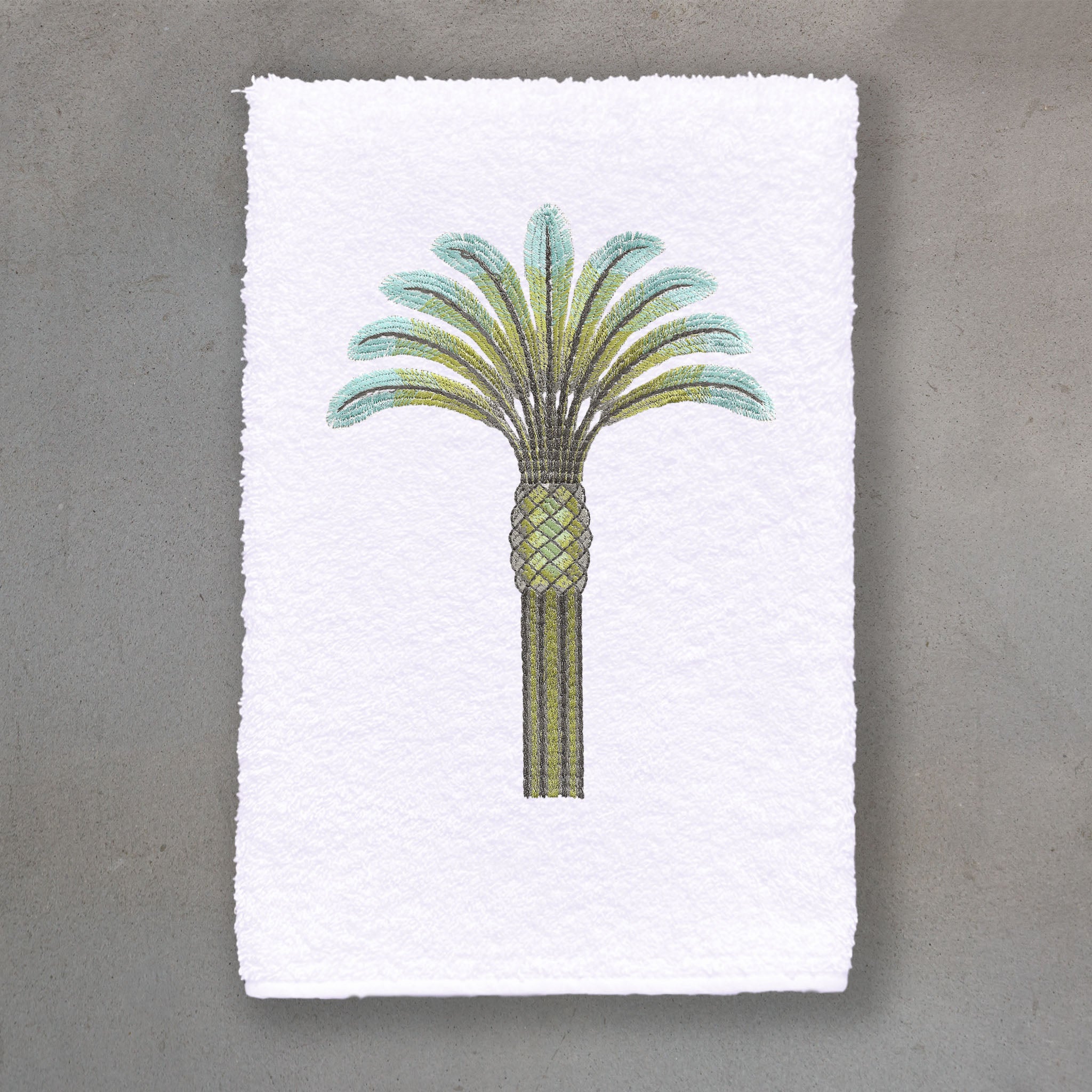 Beach Palm Green | White Roma