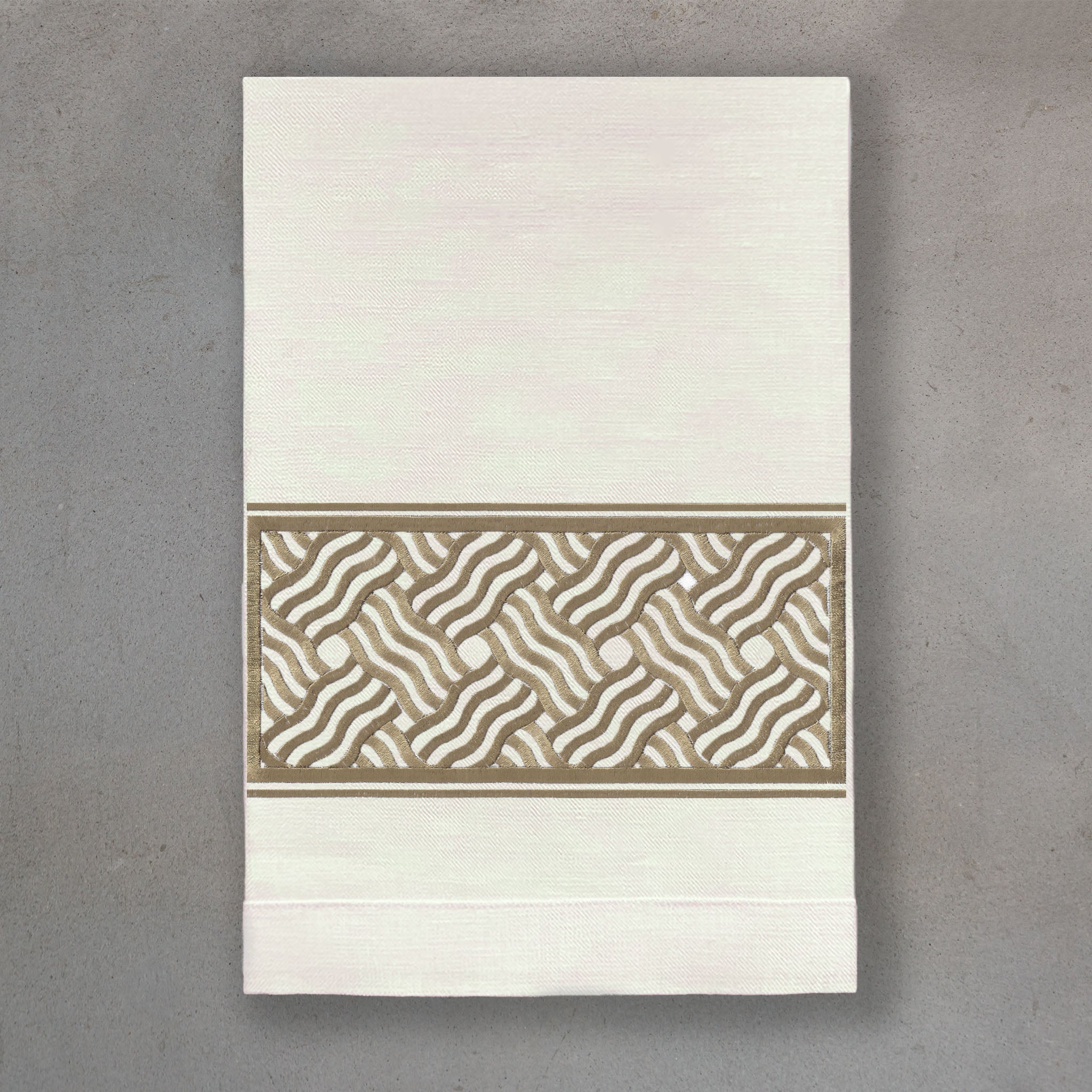 Fret Bronze | Ivory Linen