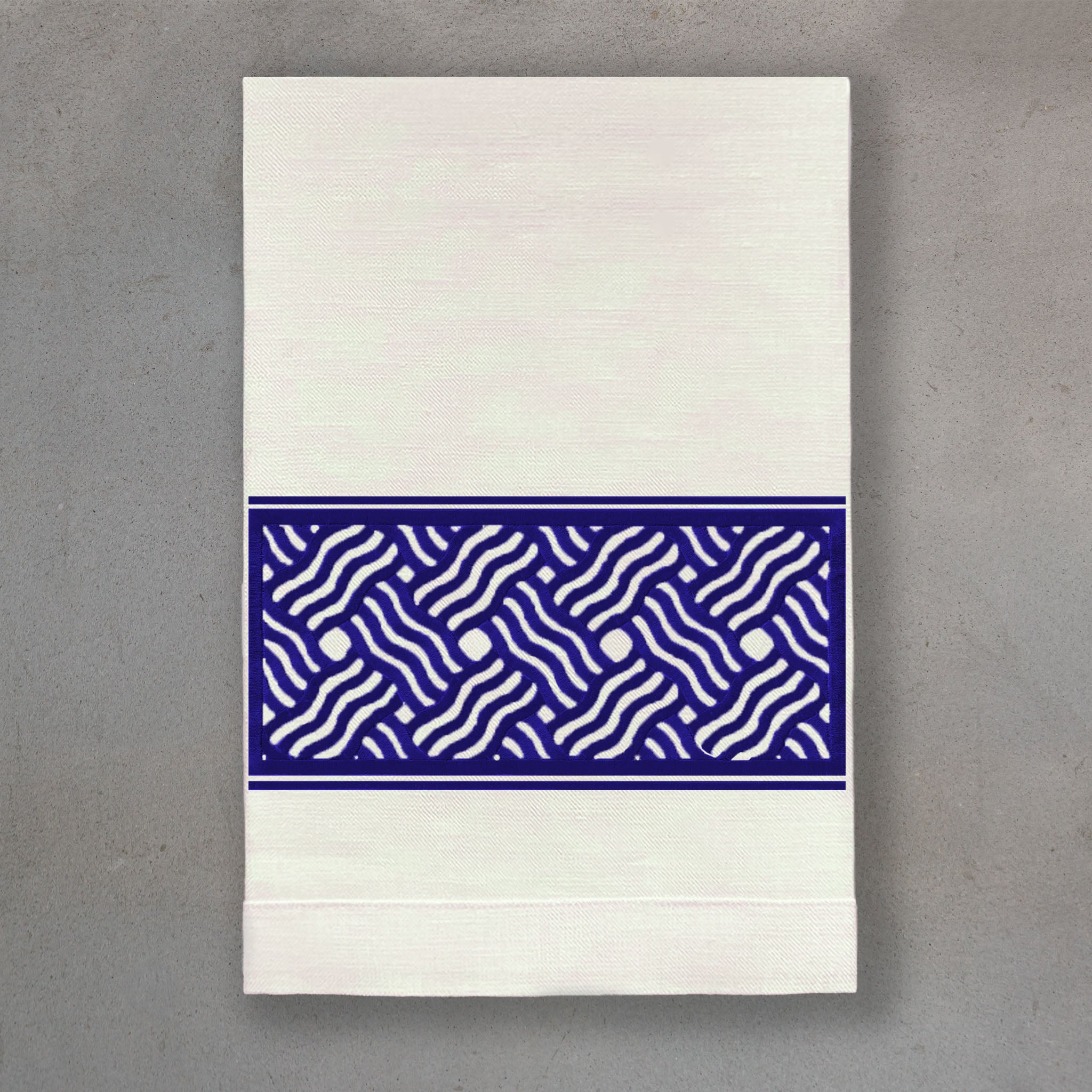 Fret Lapis | Ivory Linen