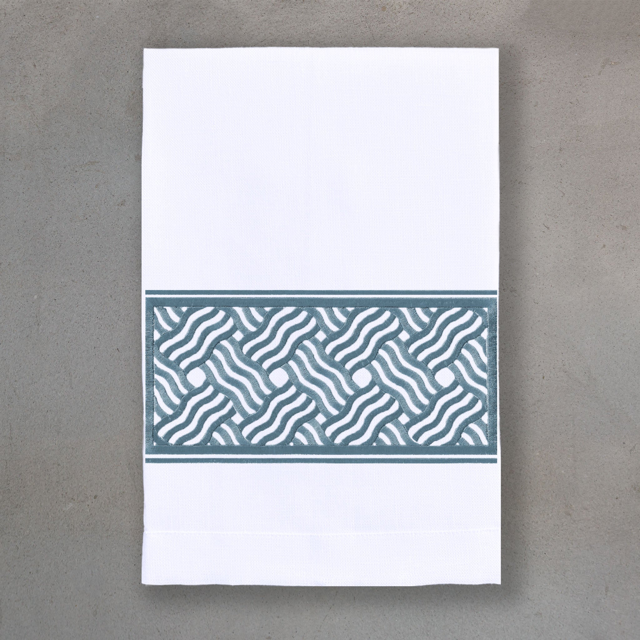 Fret Palm | White Linen