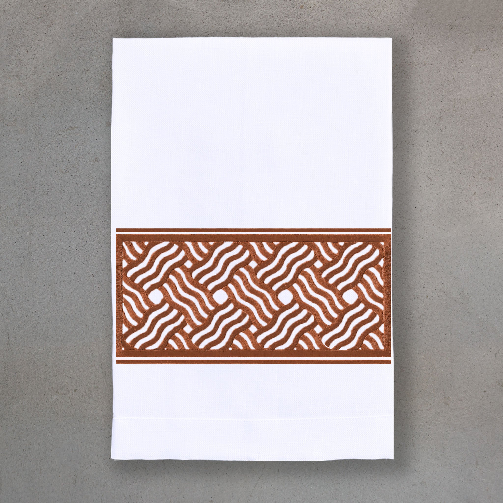 Fret Russet | White Linen