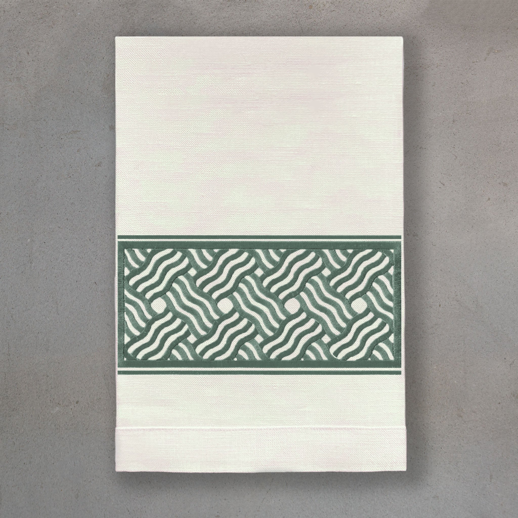 Fret Vine | Ivory Linen
