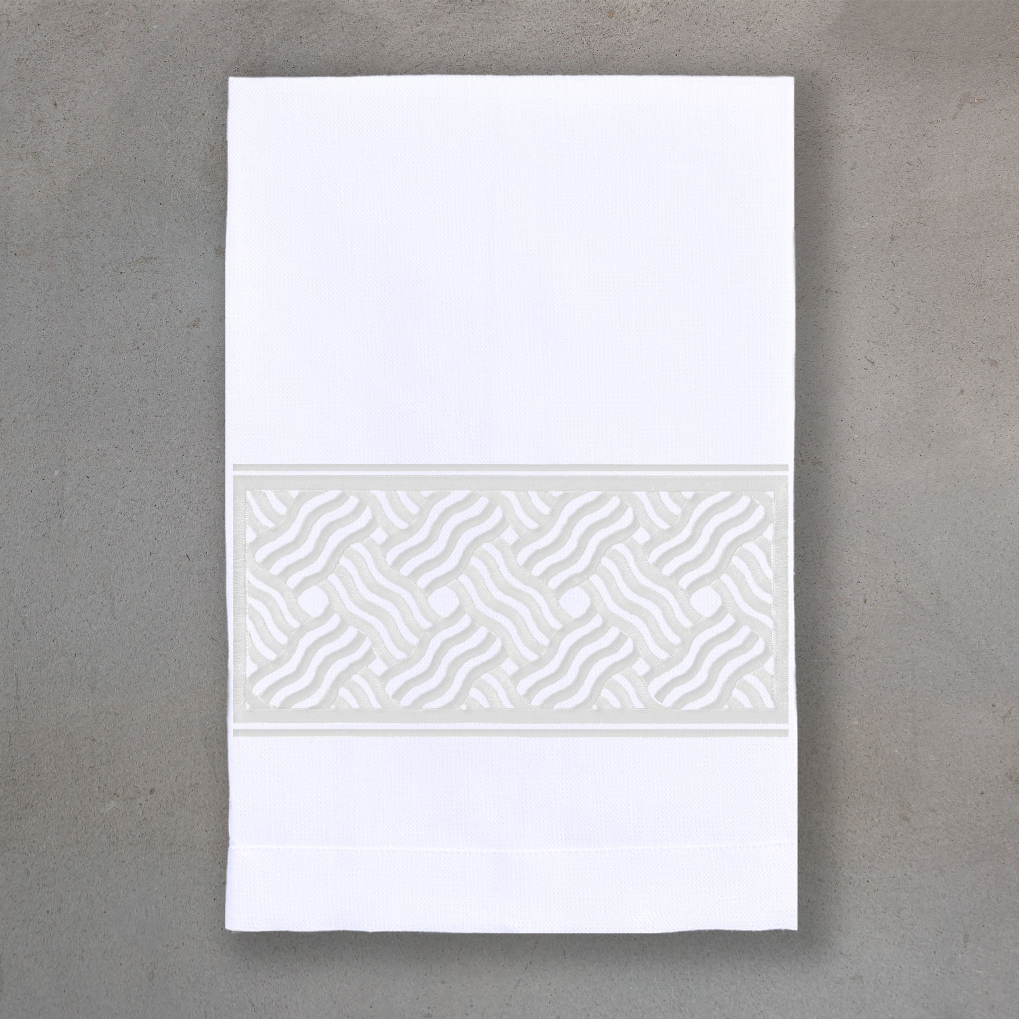 Fret White | White Linen