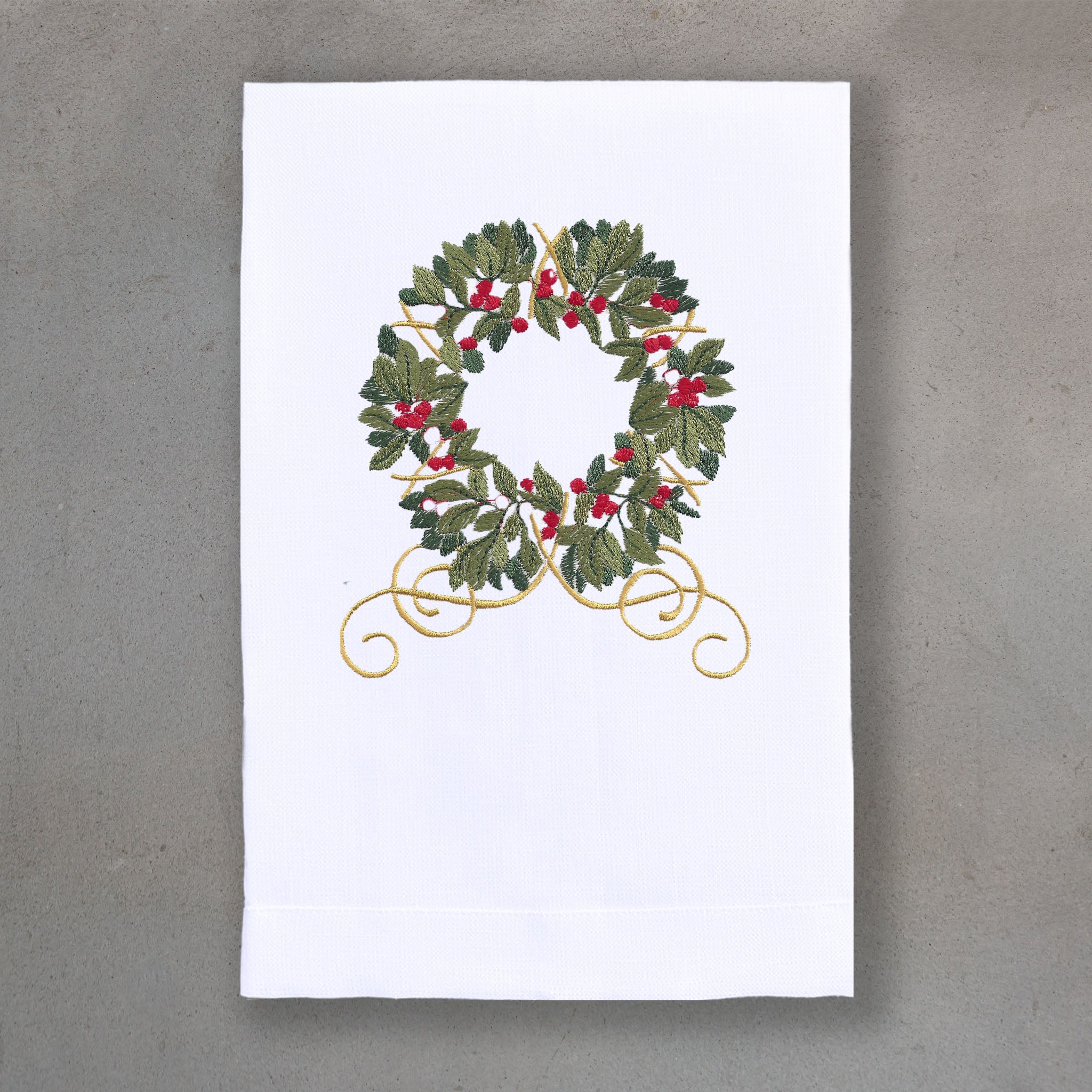 Garland Green | White Linen