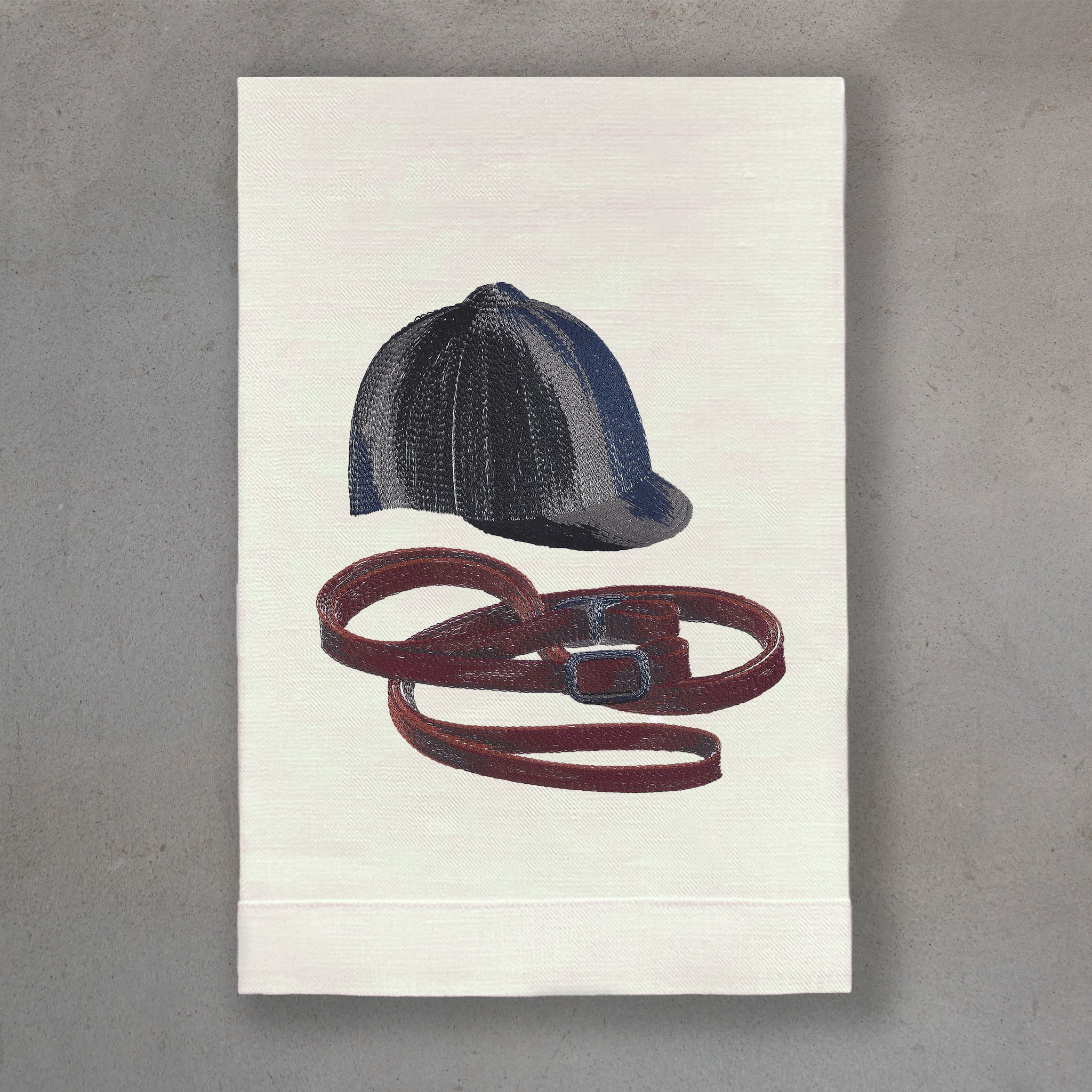 Helmet Black | Ivory Linen
