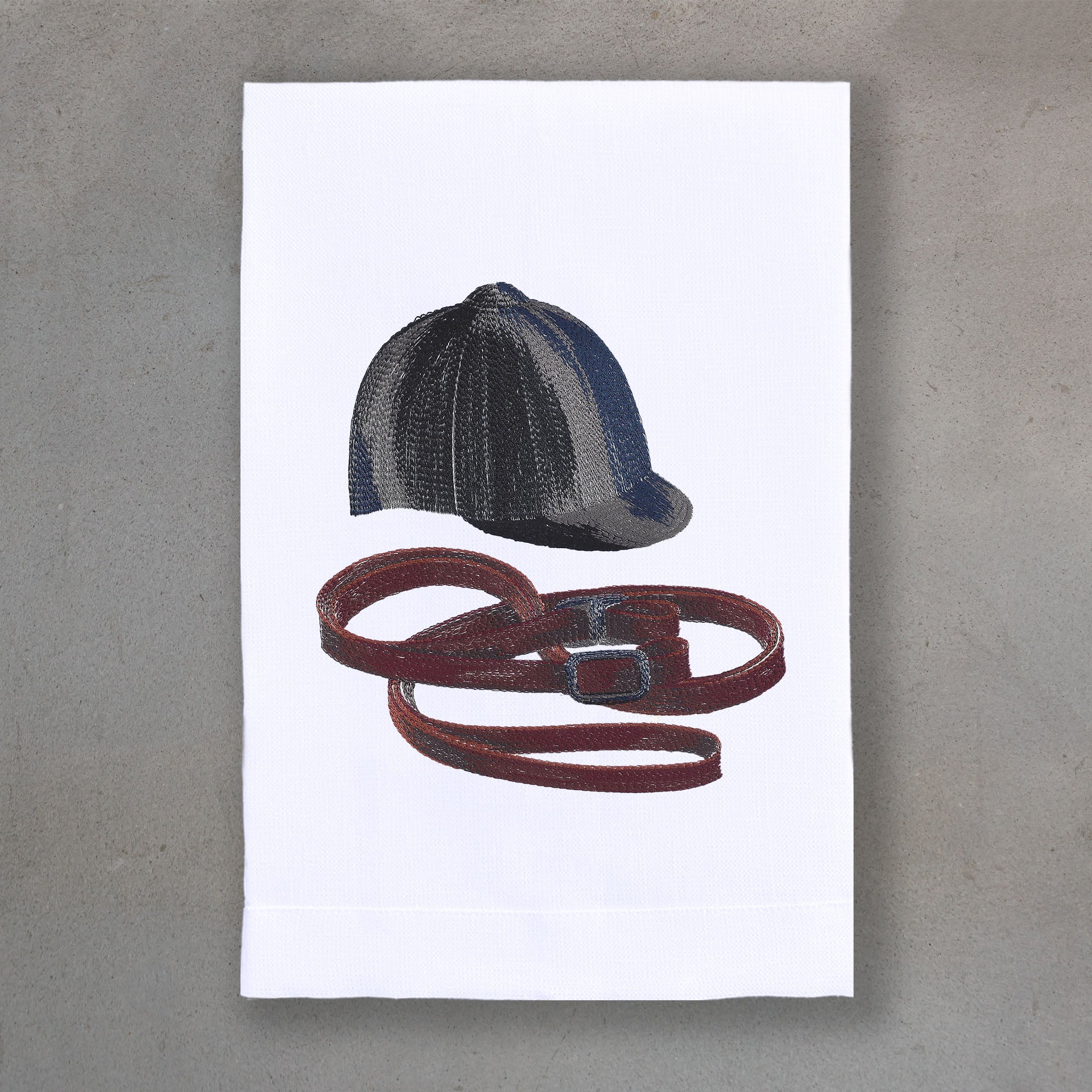 Helmet Black | White Linen