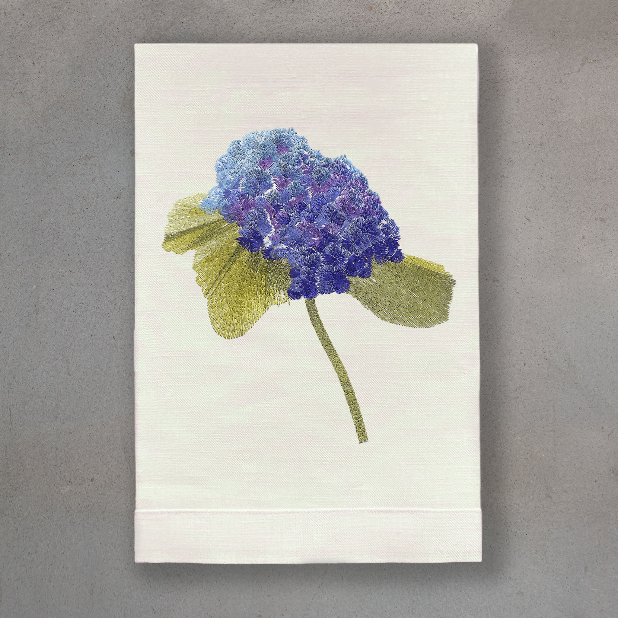 Hydrangea Blue | Ivory Linen