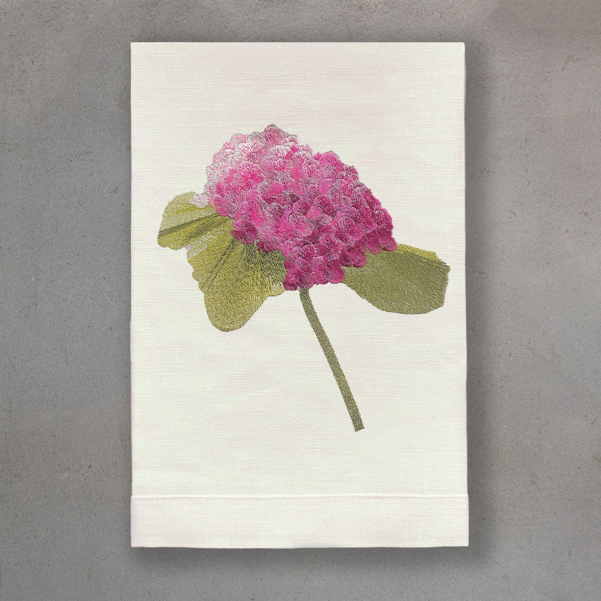 Hydrangea Pink | Ivory Linen