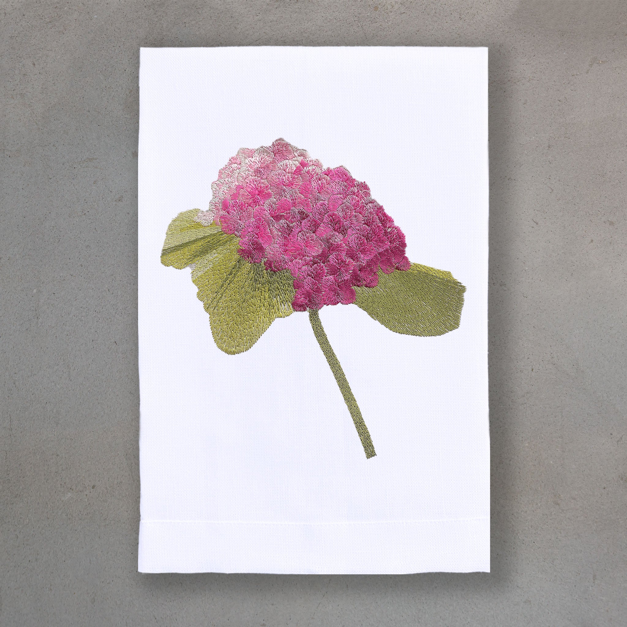 Hydrangea Pink | White Linen
