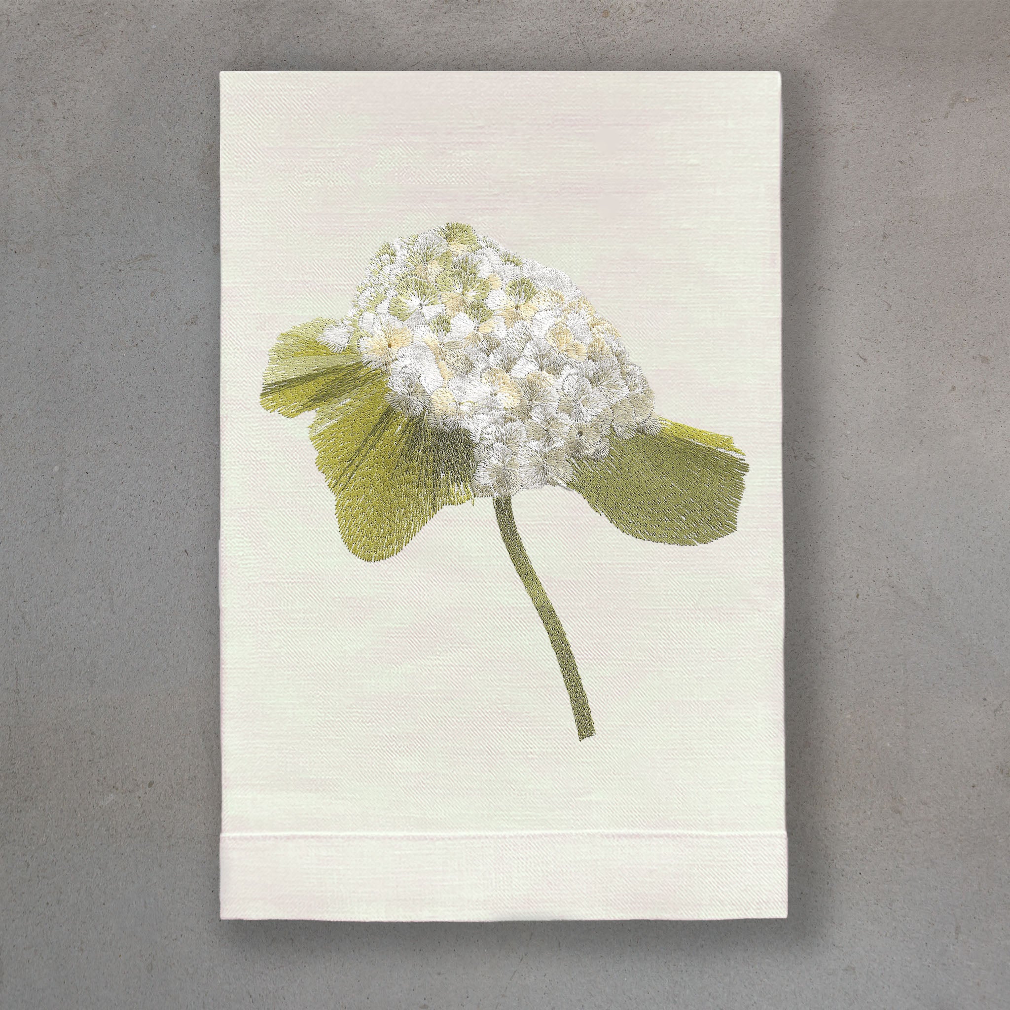 Hydrangea White | Ivory Linen