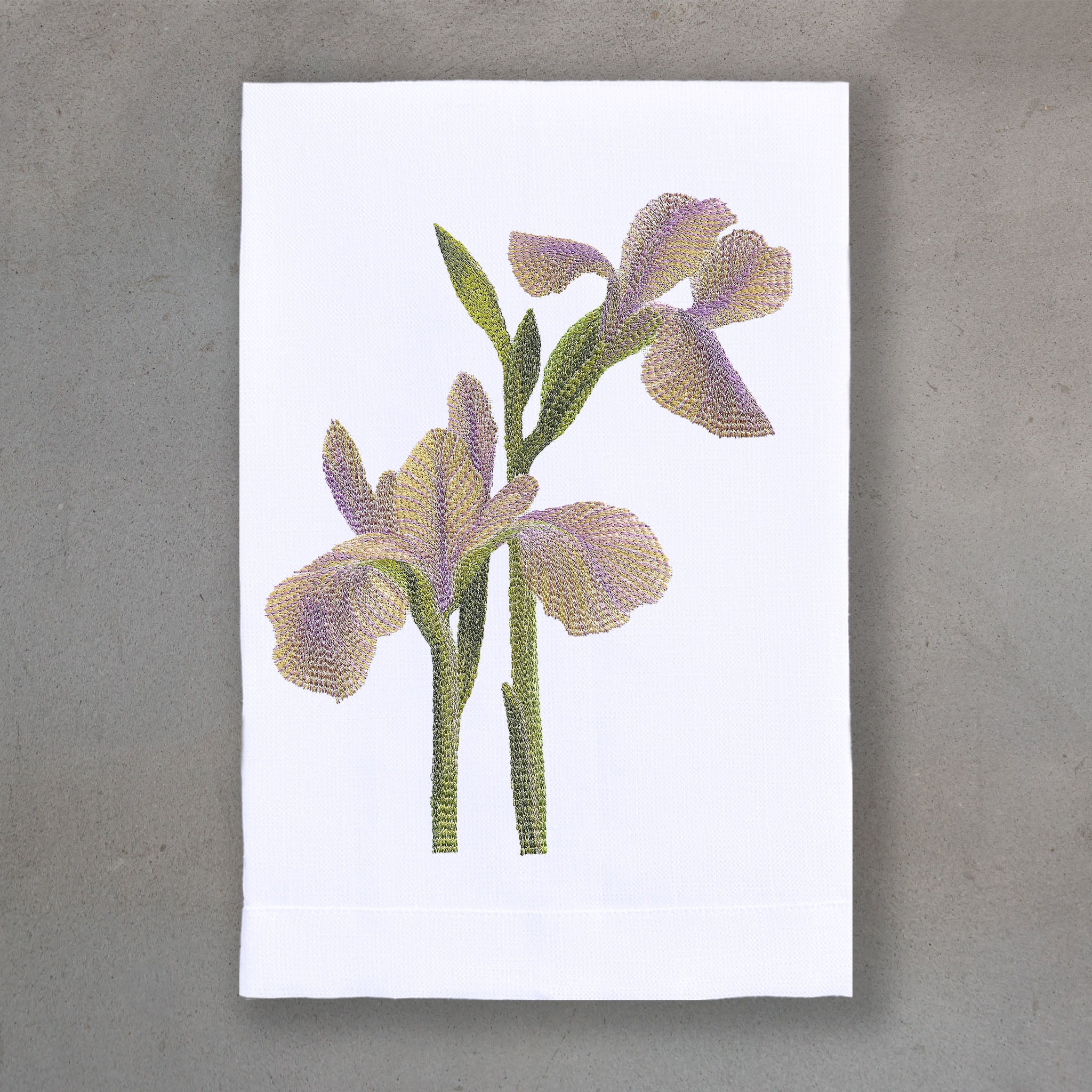 Iris Violet | White Linen