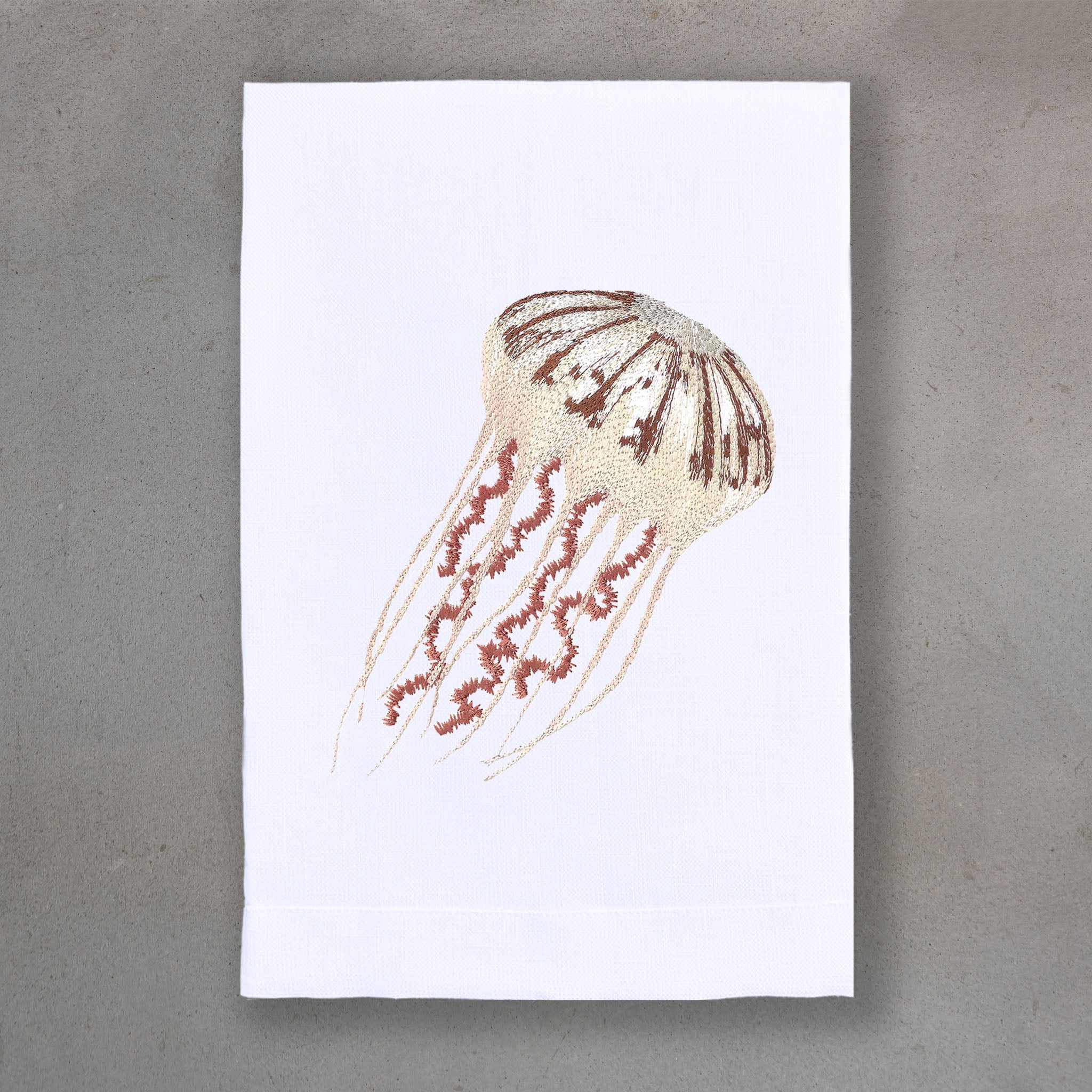 Jellyfish Pink | White Linen
