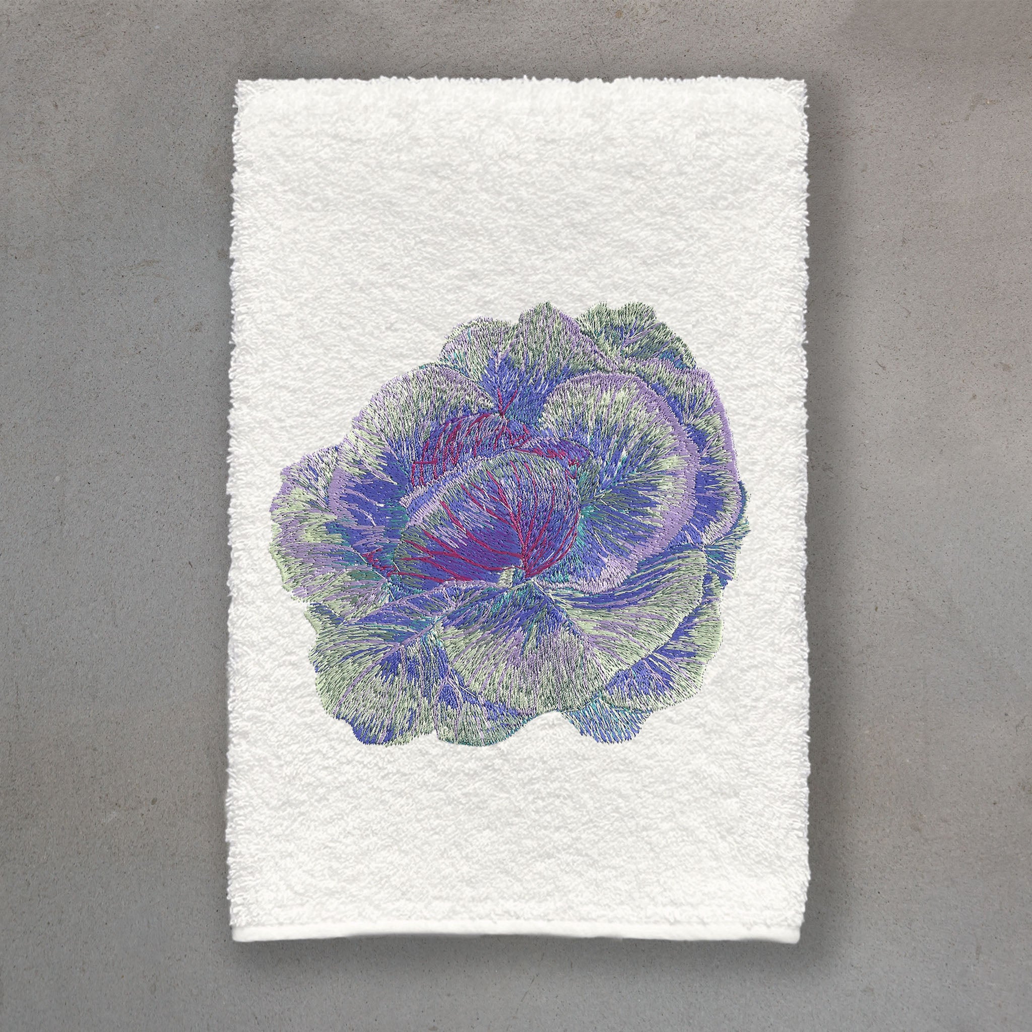 Kale Blue | Ivory Roma