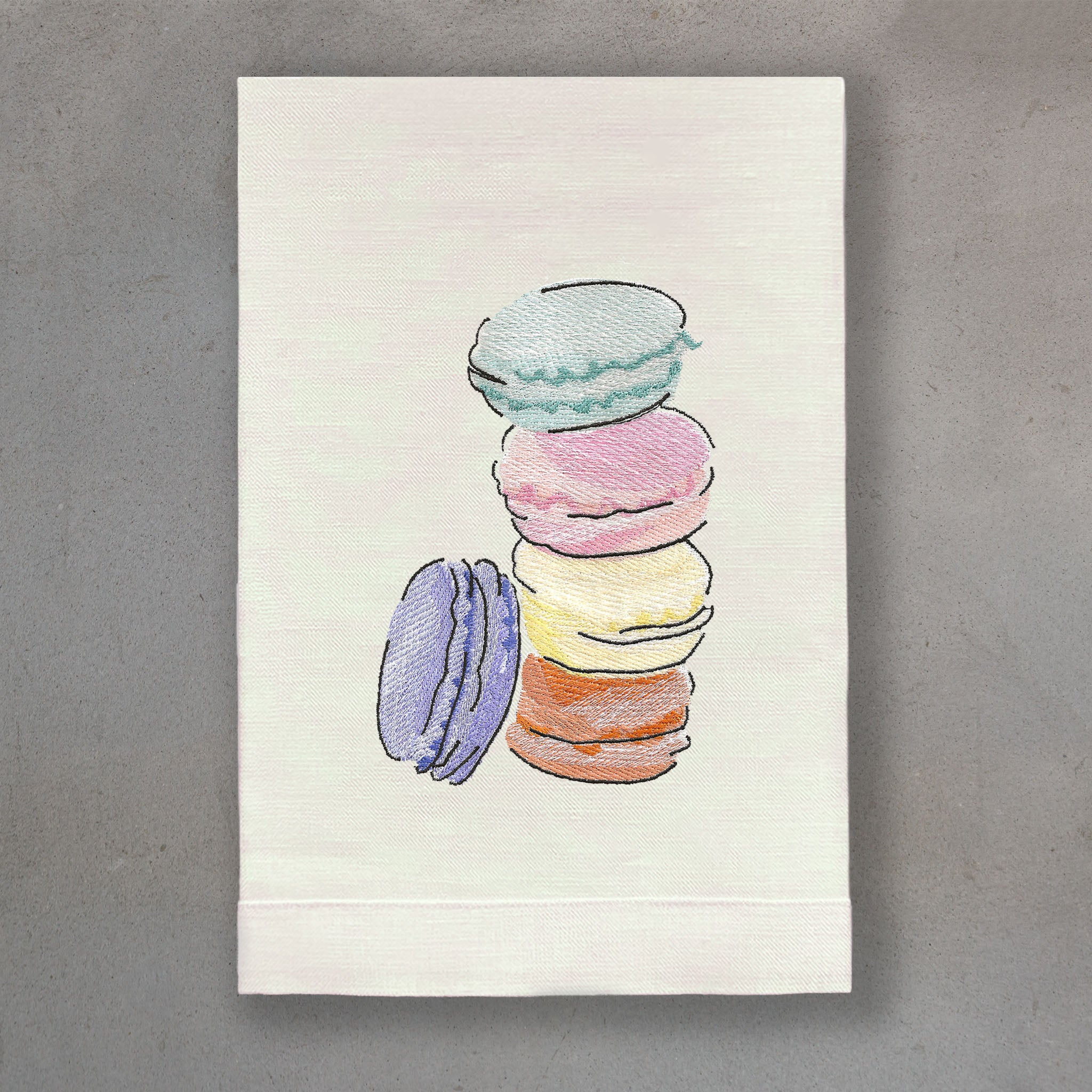 Macaron Pastel | Ivory Linen