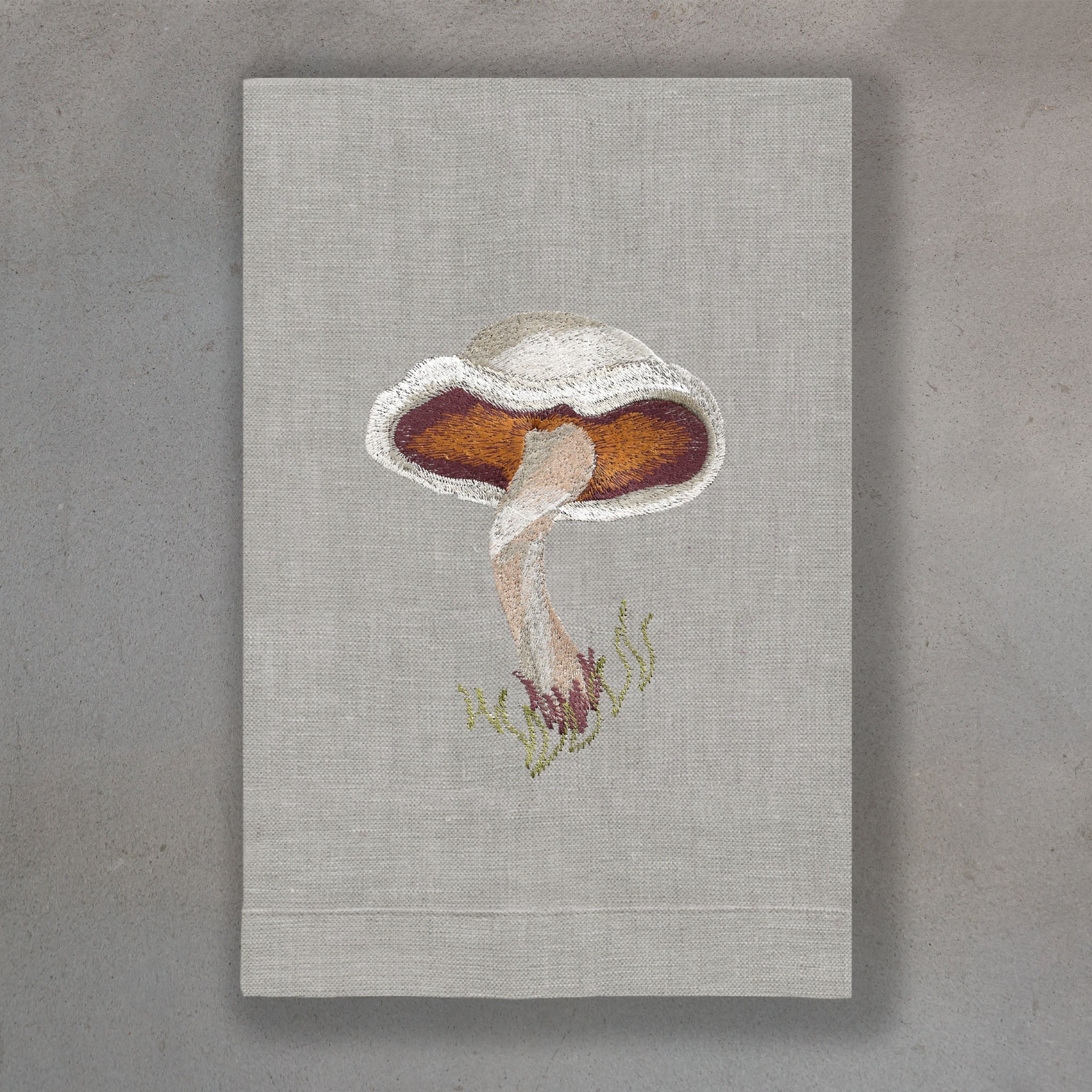 Mushroom White | Oat Linen