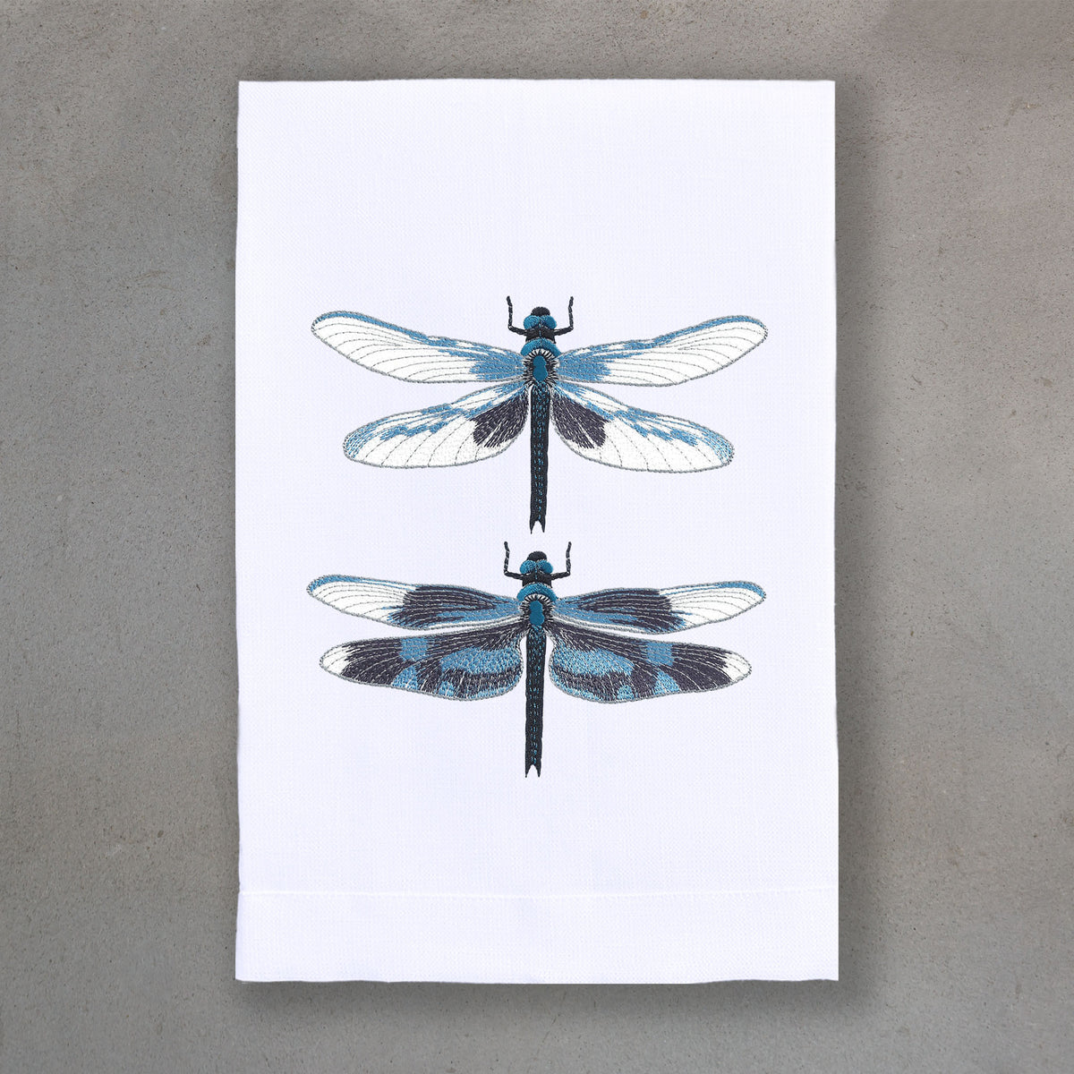 Dragons Blue | White Linen