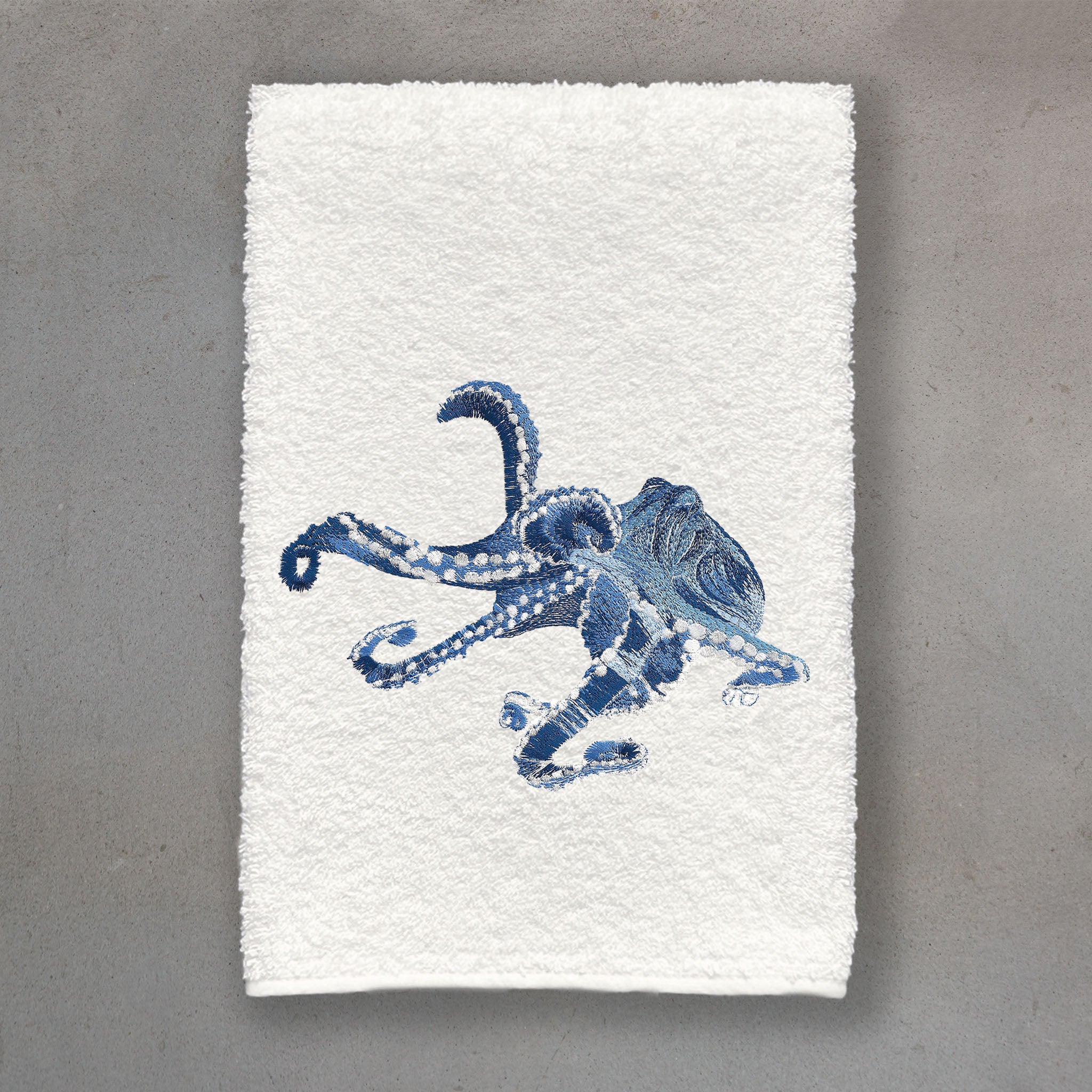 Octopus Blue | Ivory Roma