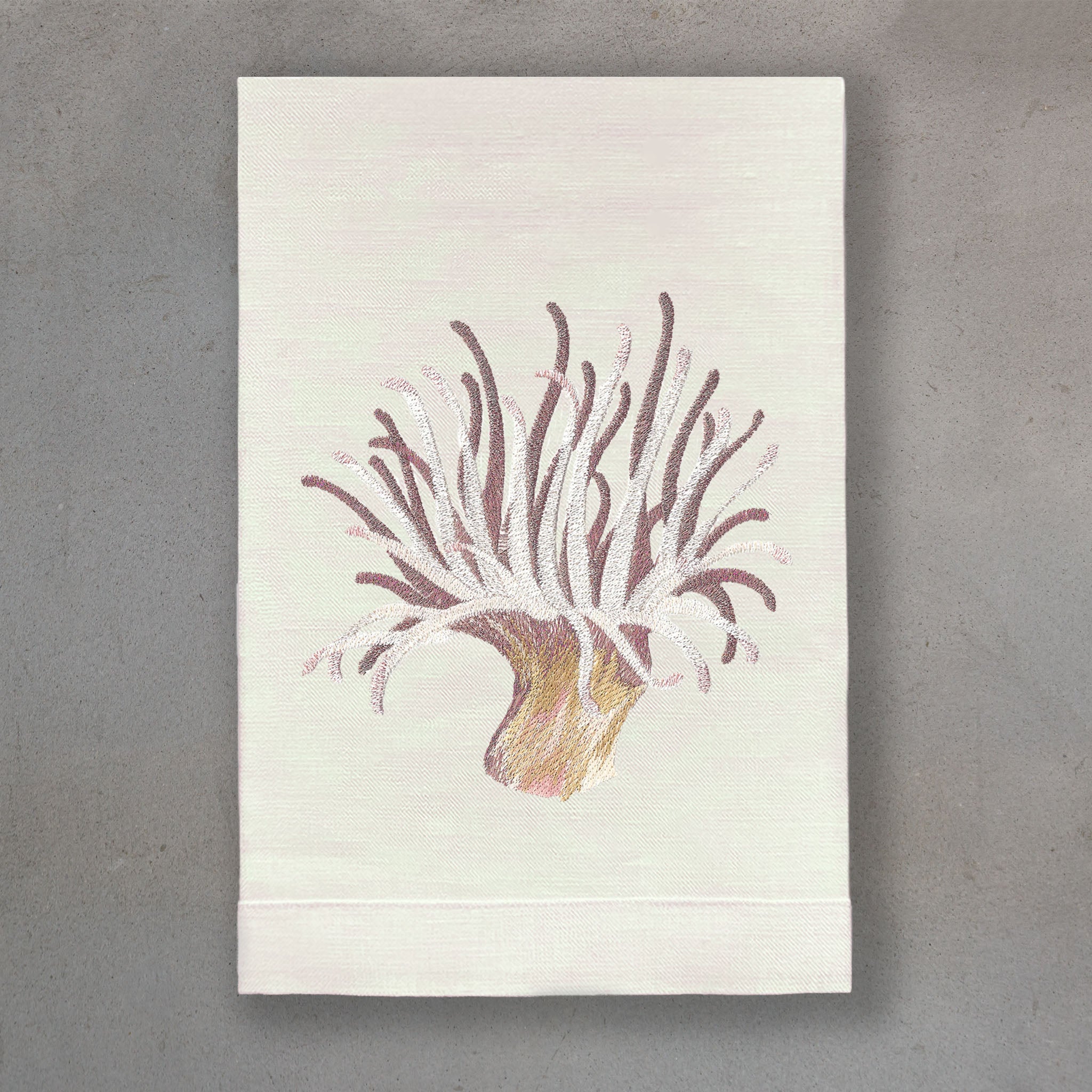 Sea Anemone Copper | Ivory Linen