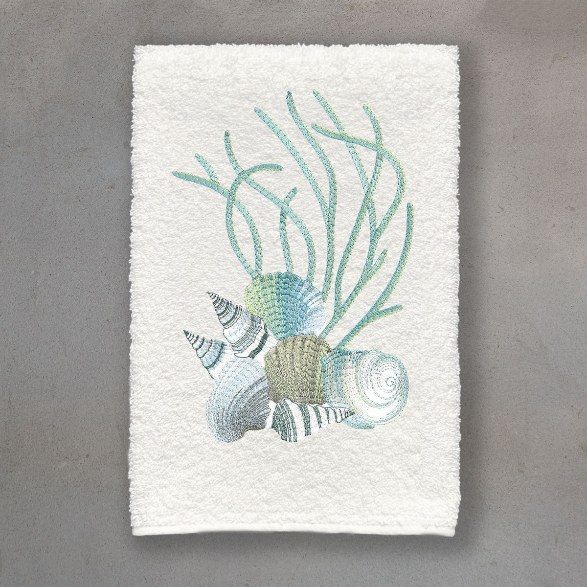 Shells Blue | Ivory Roma
