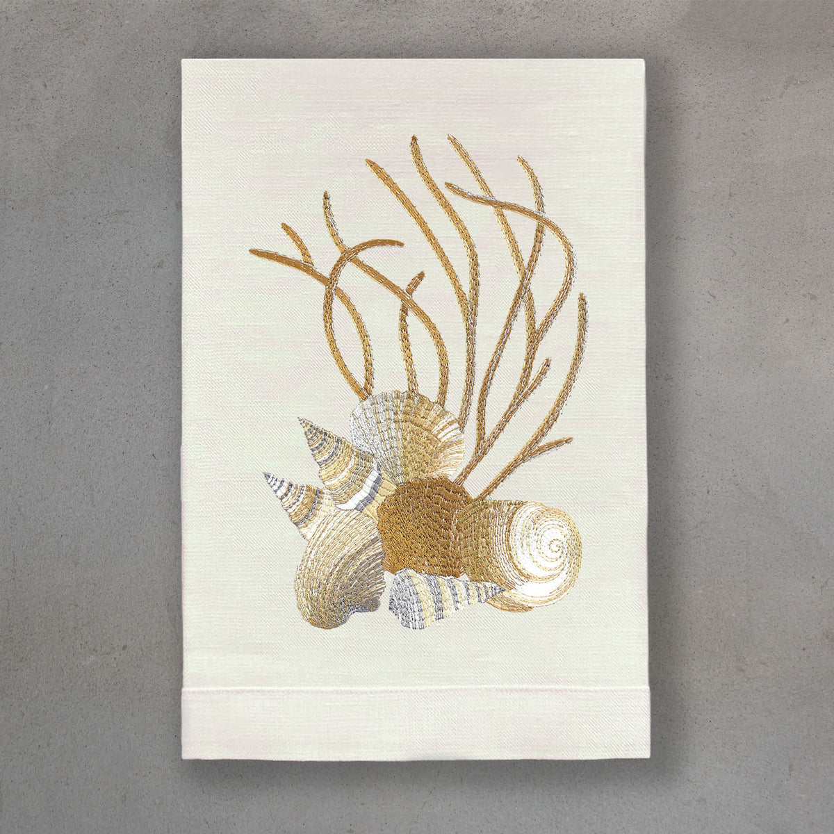 Shells Gold | Ivory Linen