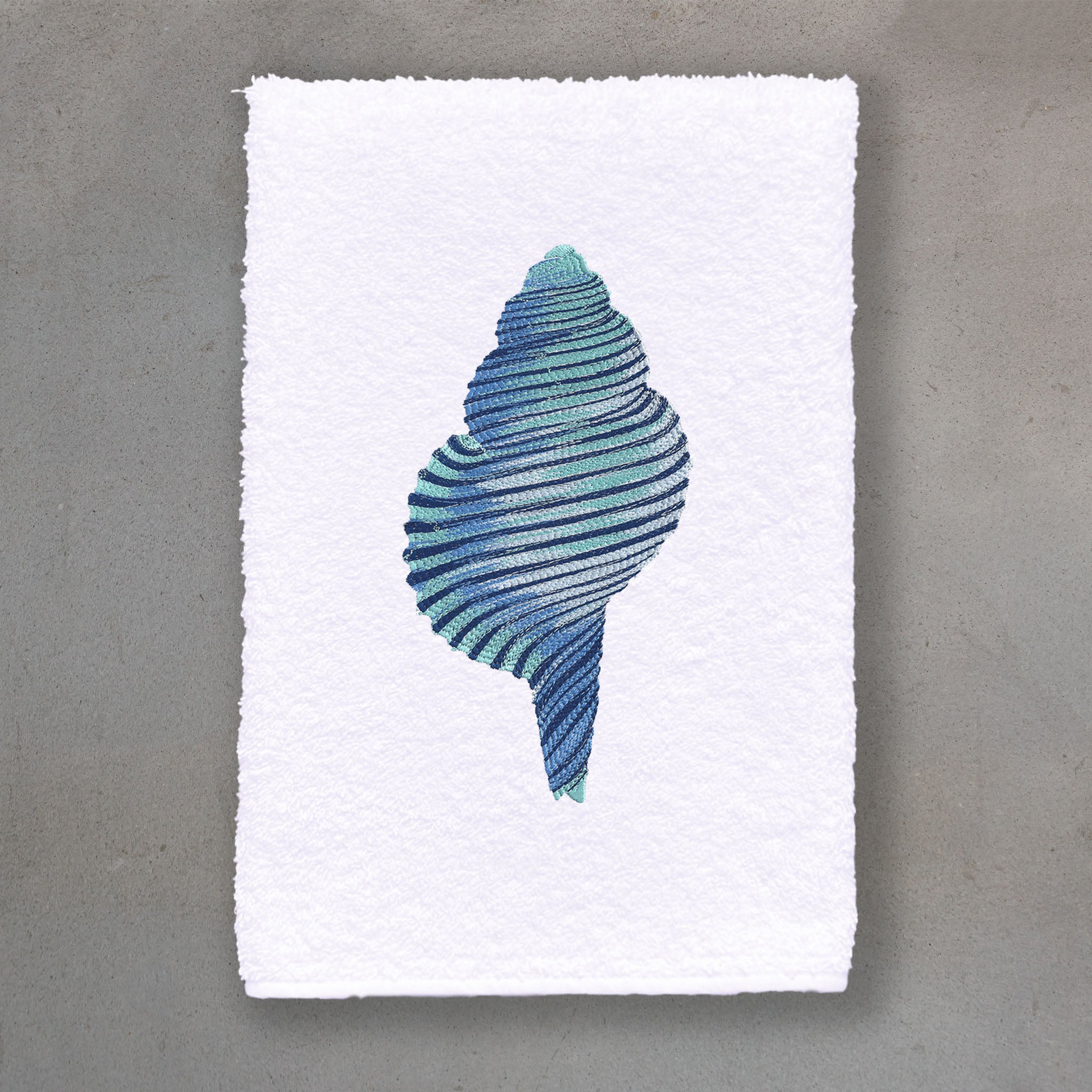 Spiral Shell Blue | White Roma