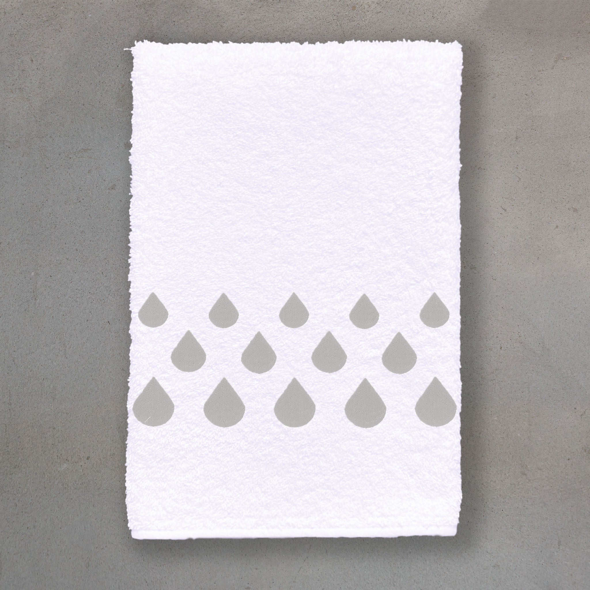 Teardrops Silver | White Roma