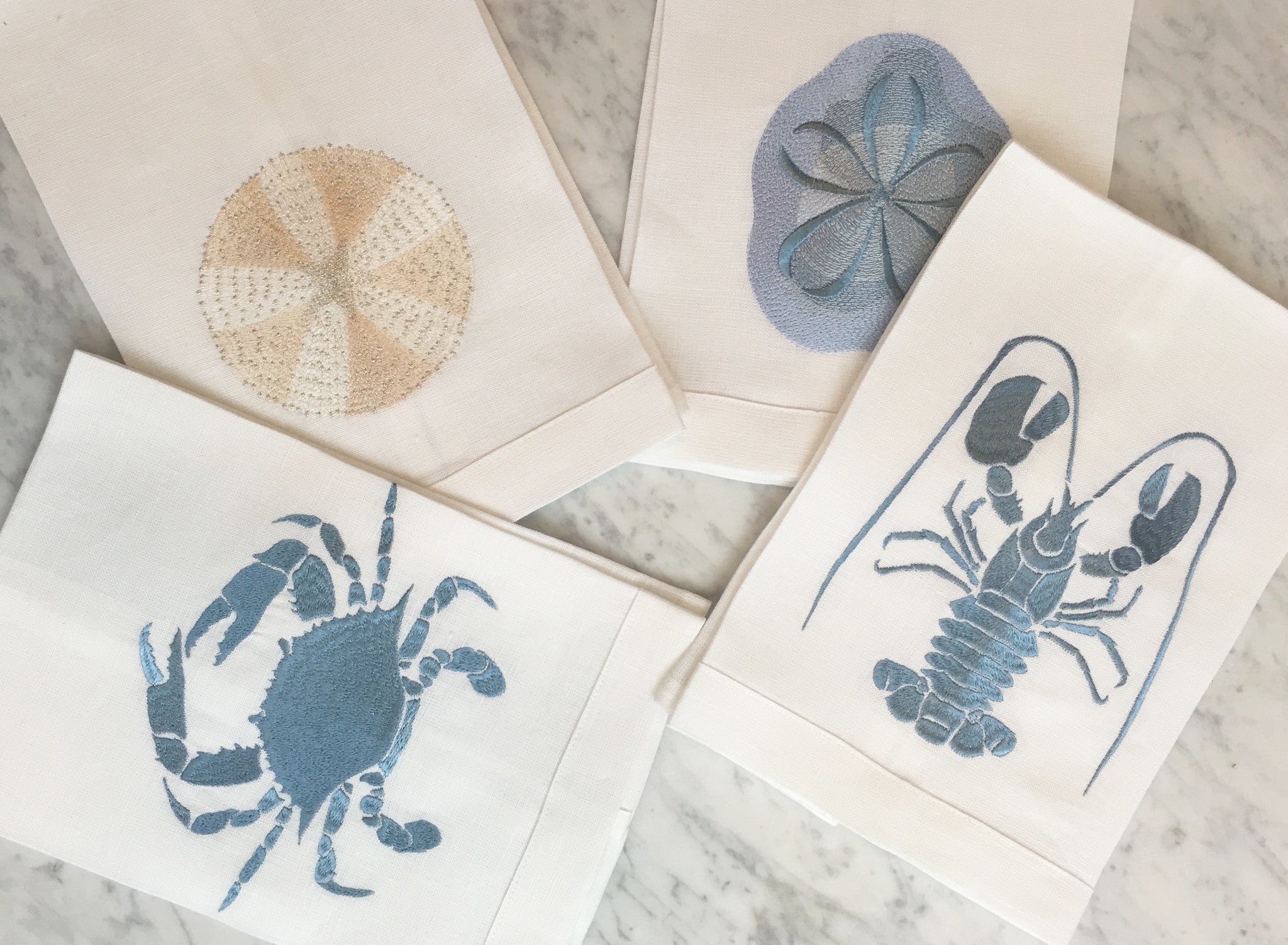 Metallic Blue Crab and Lobster