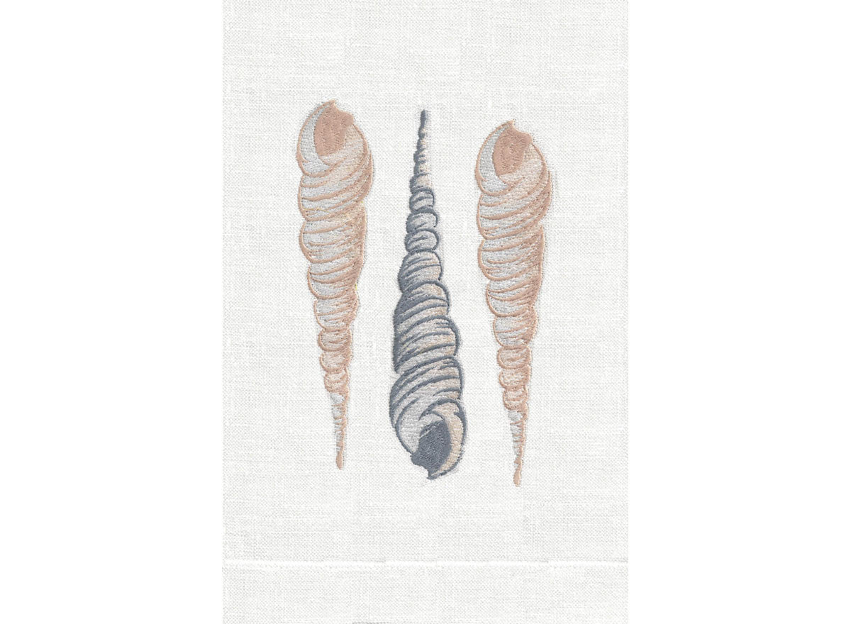 Peach on White Linen