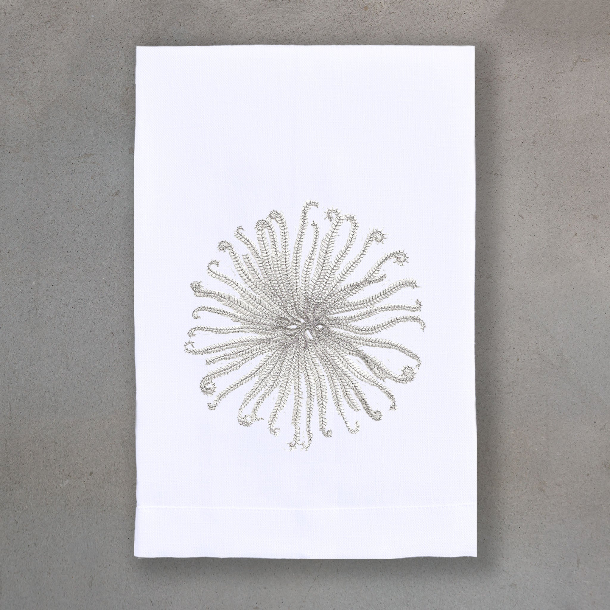 Curly Urchin White | White Linen