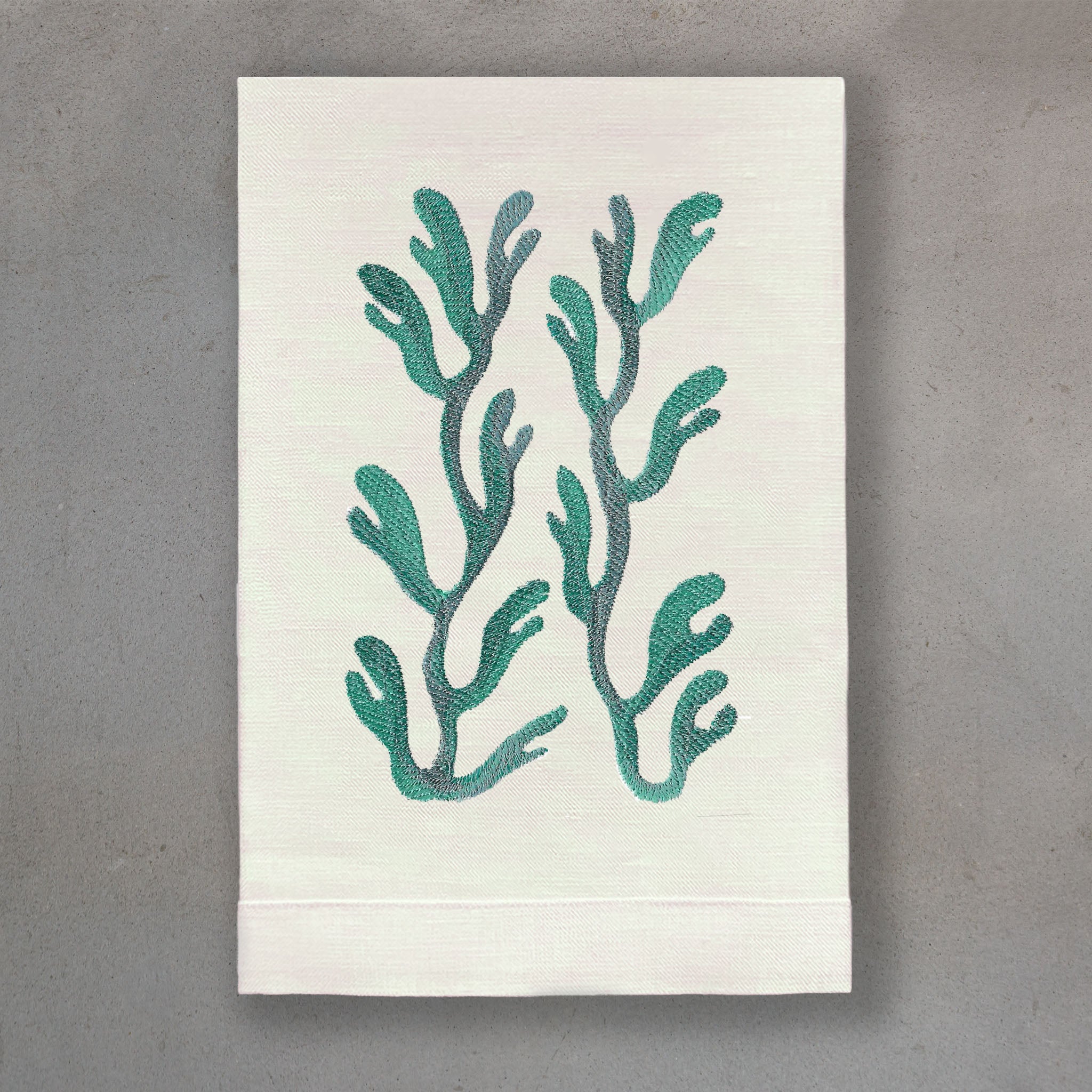 Kohola Aqua | Ivory Linen