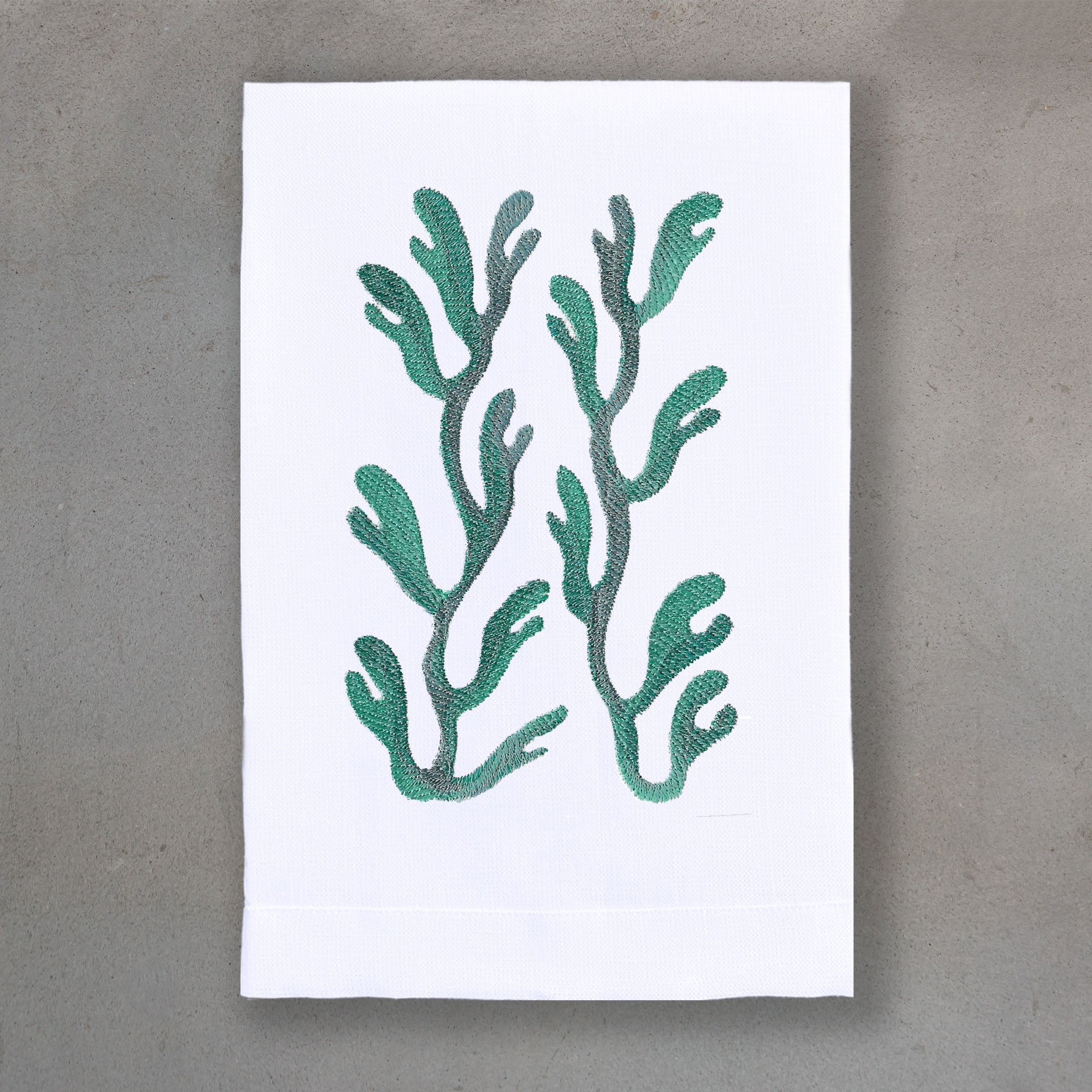 Kohola Aqua | White Linen