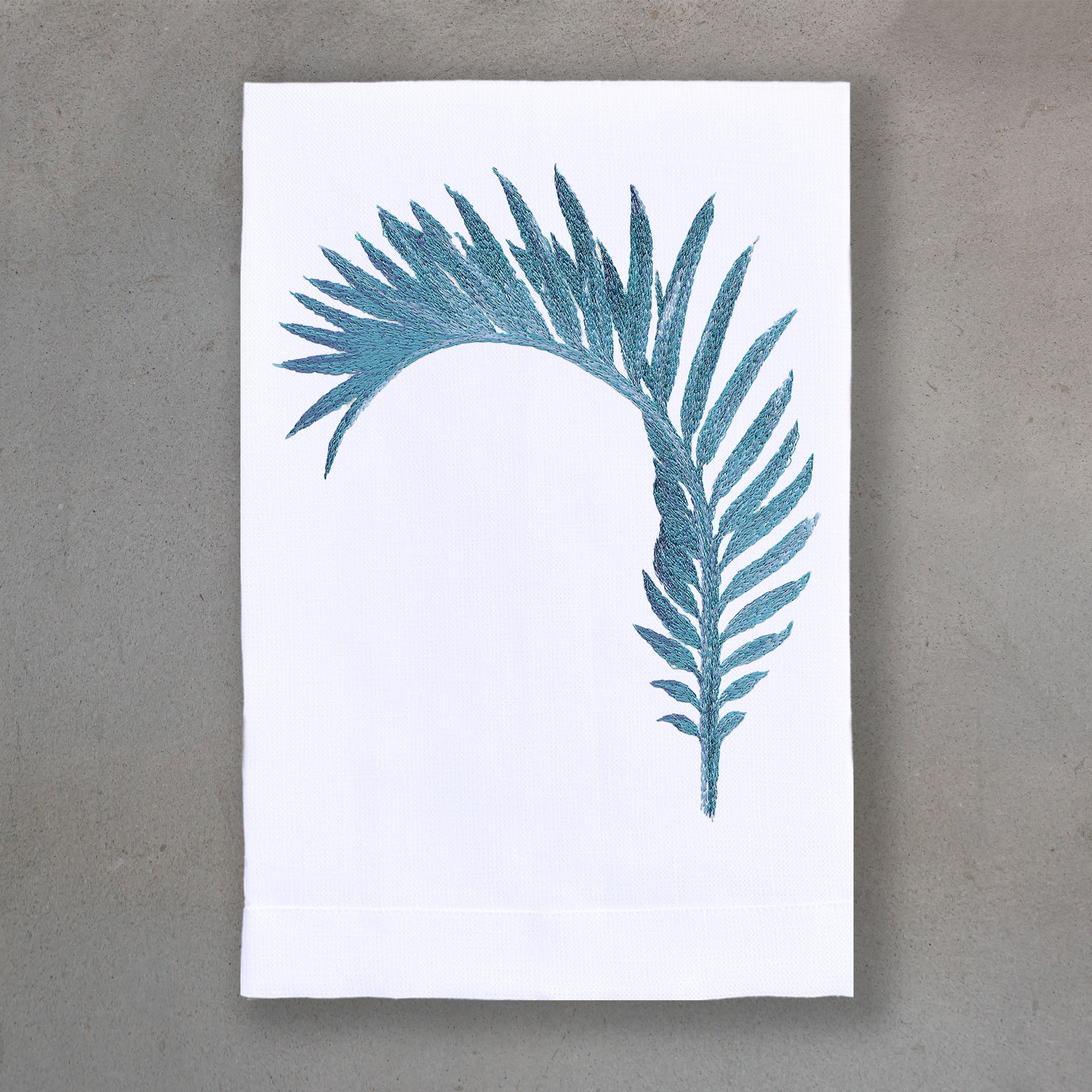 Martinique Blue | White Linen
