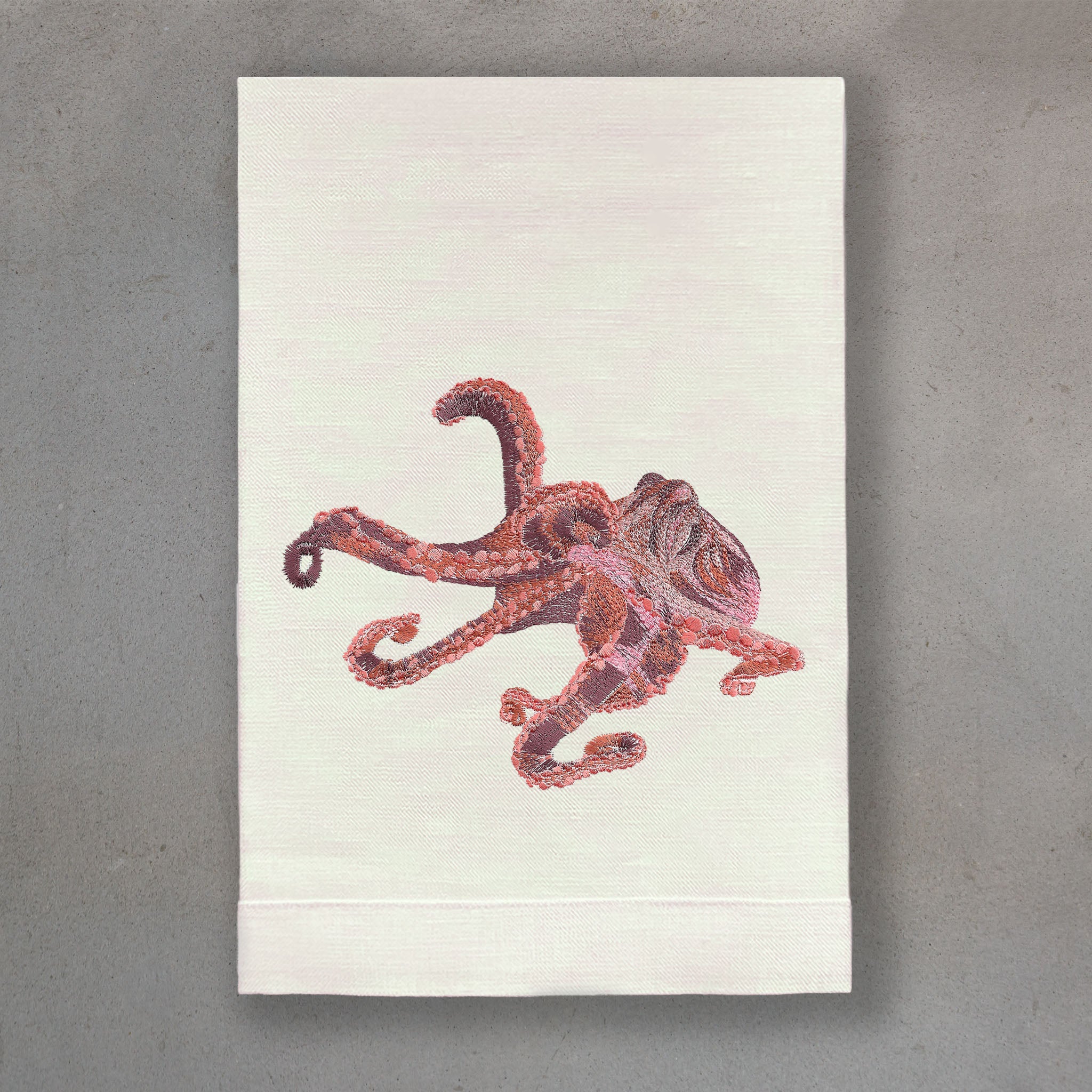 Octopus Coral | Ivory Linen
