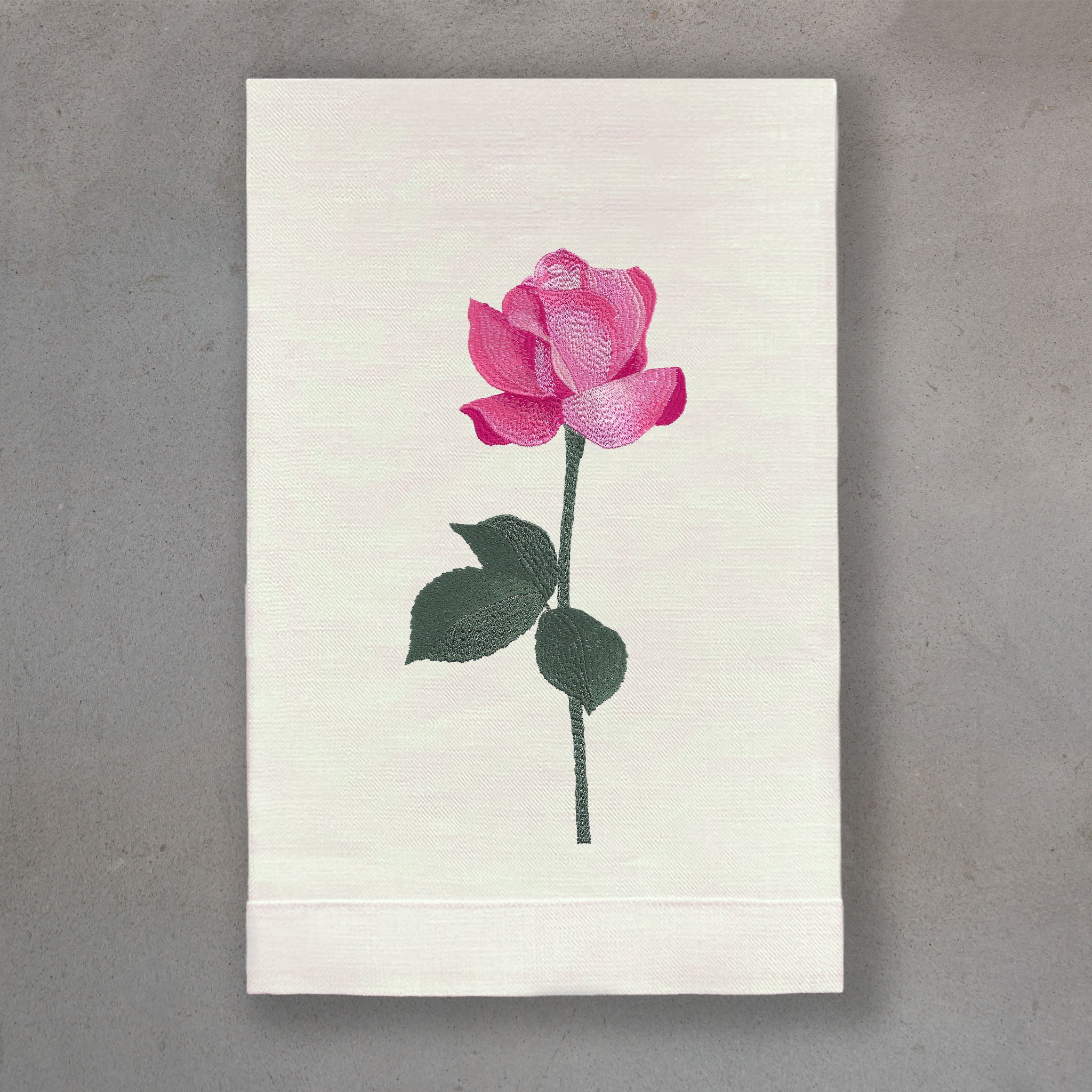 Rosebud Pink | Ivory Linen