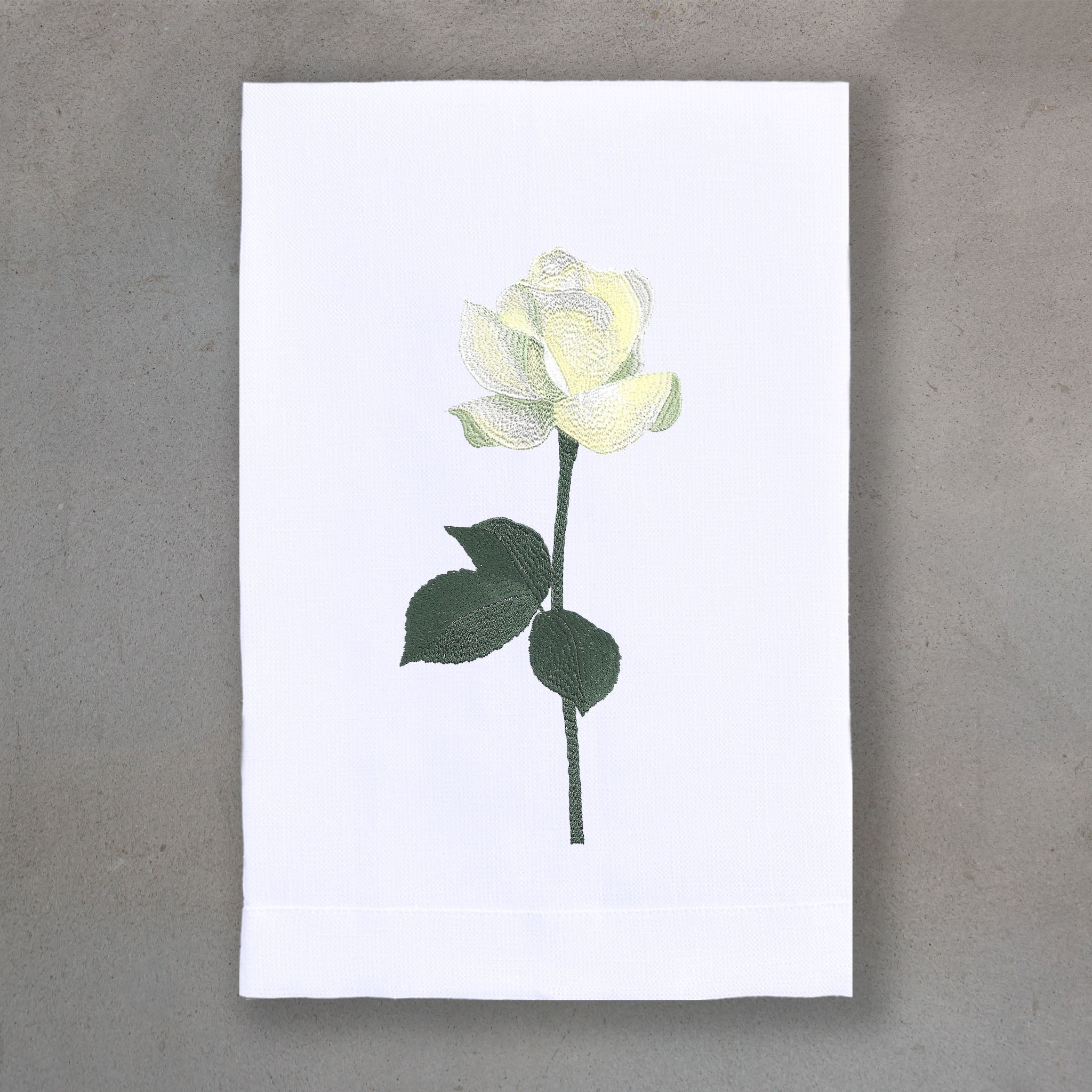 Rosebud White | White Linen