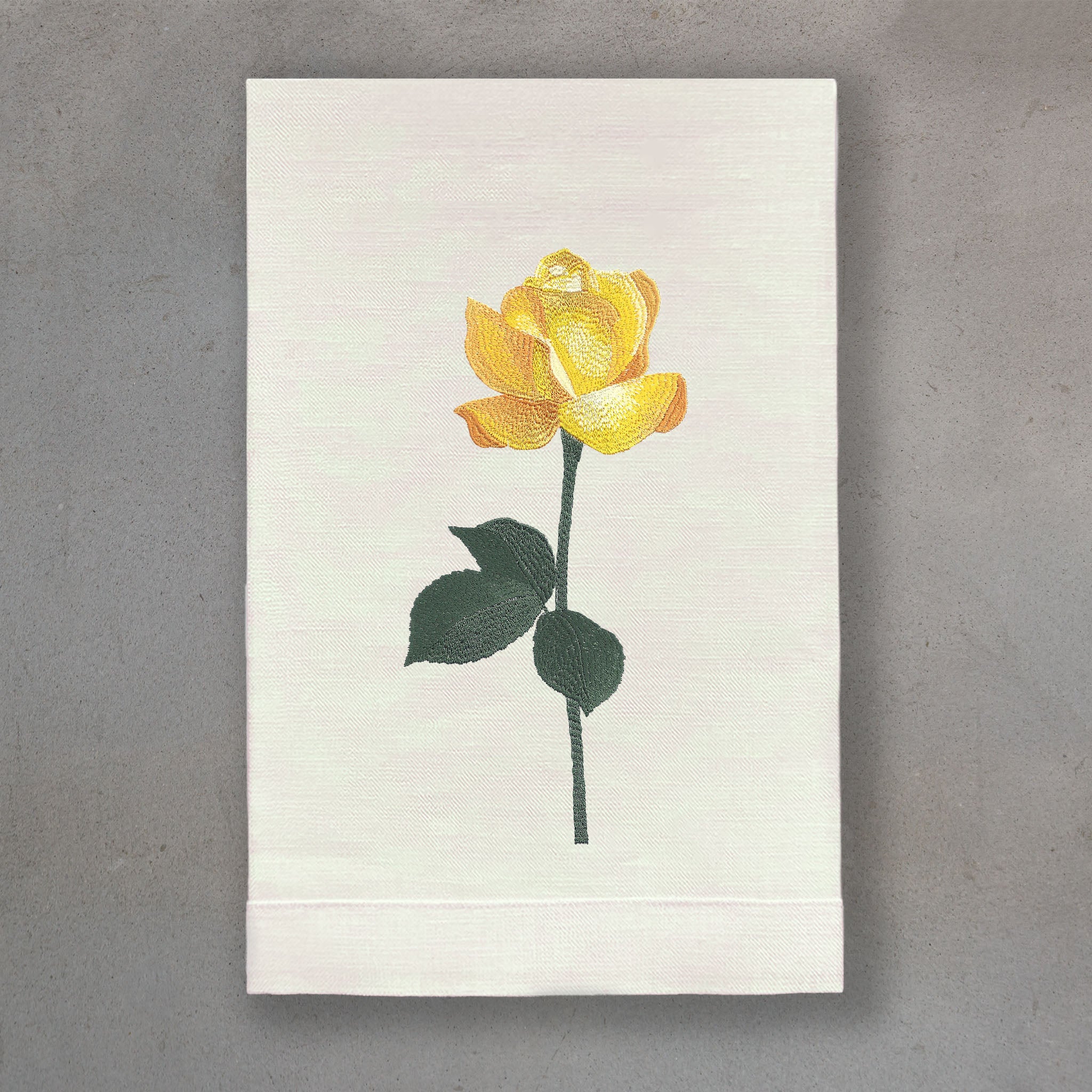 Rosebud Yellow | Ivory Linen