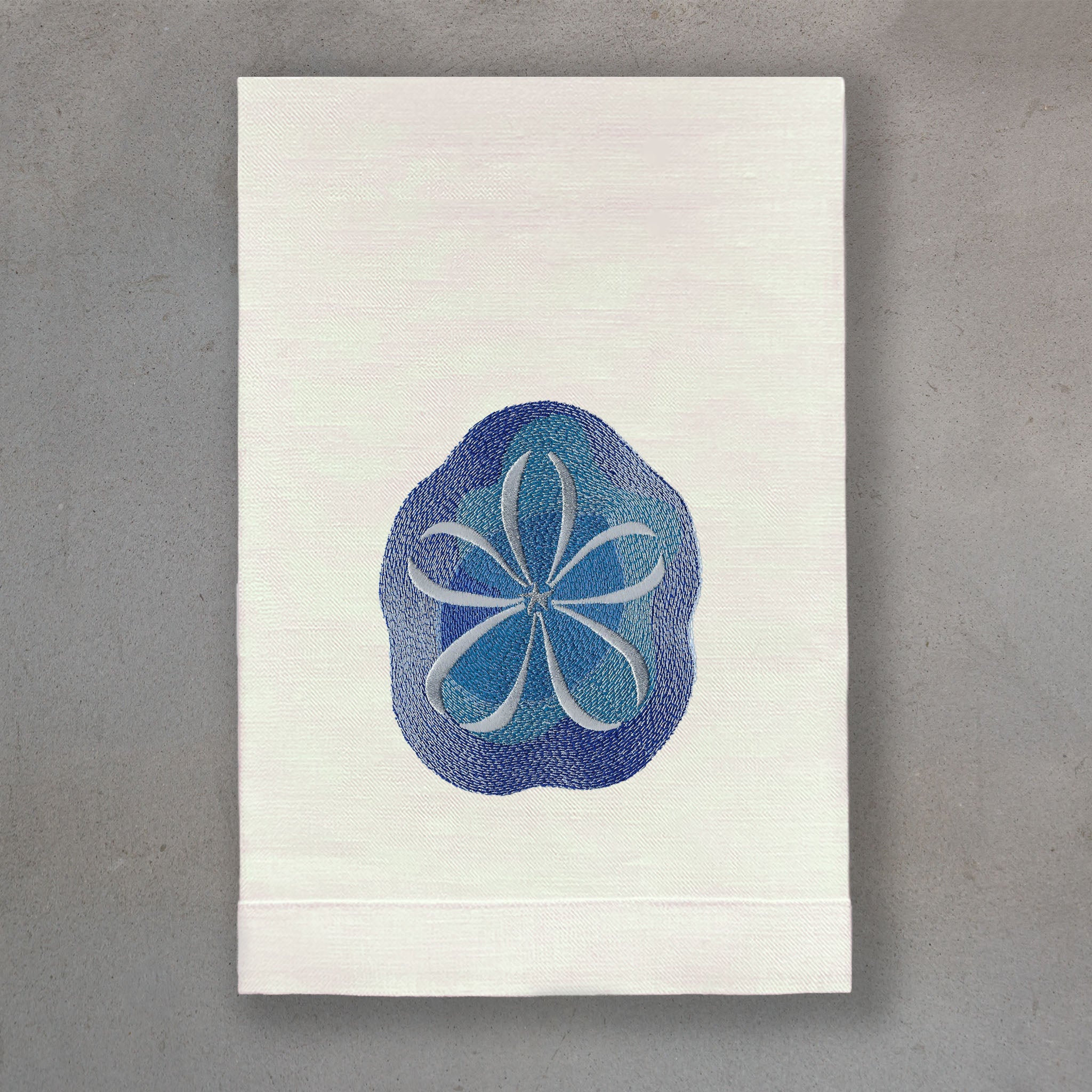 Sand Dollar Blue | Ivory Linen