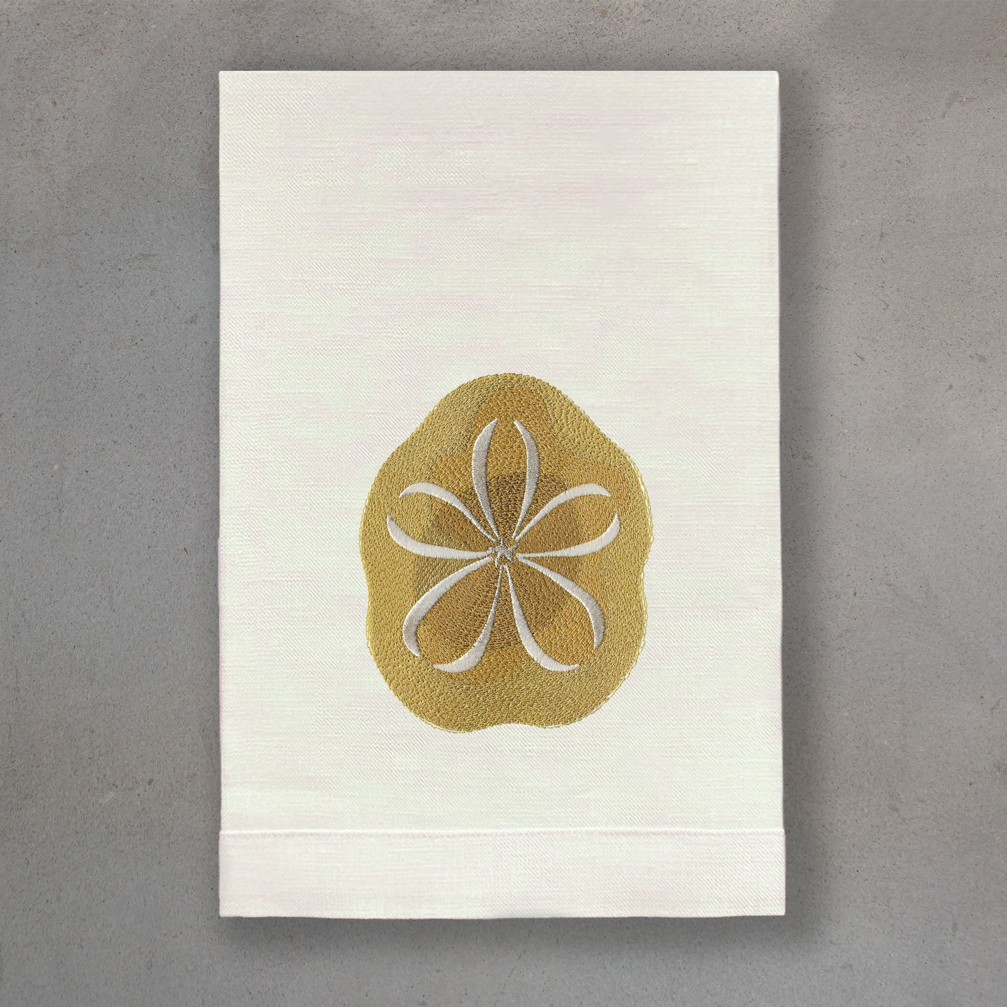 Sand Dollar Gold | Ivory Linen