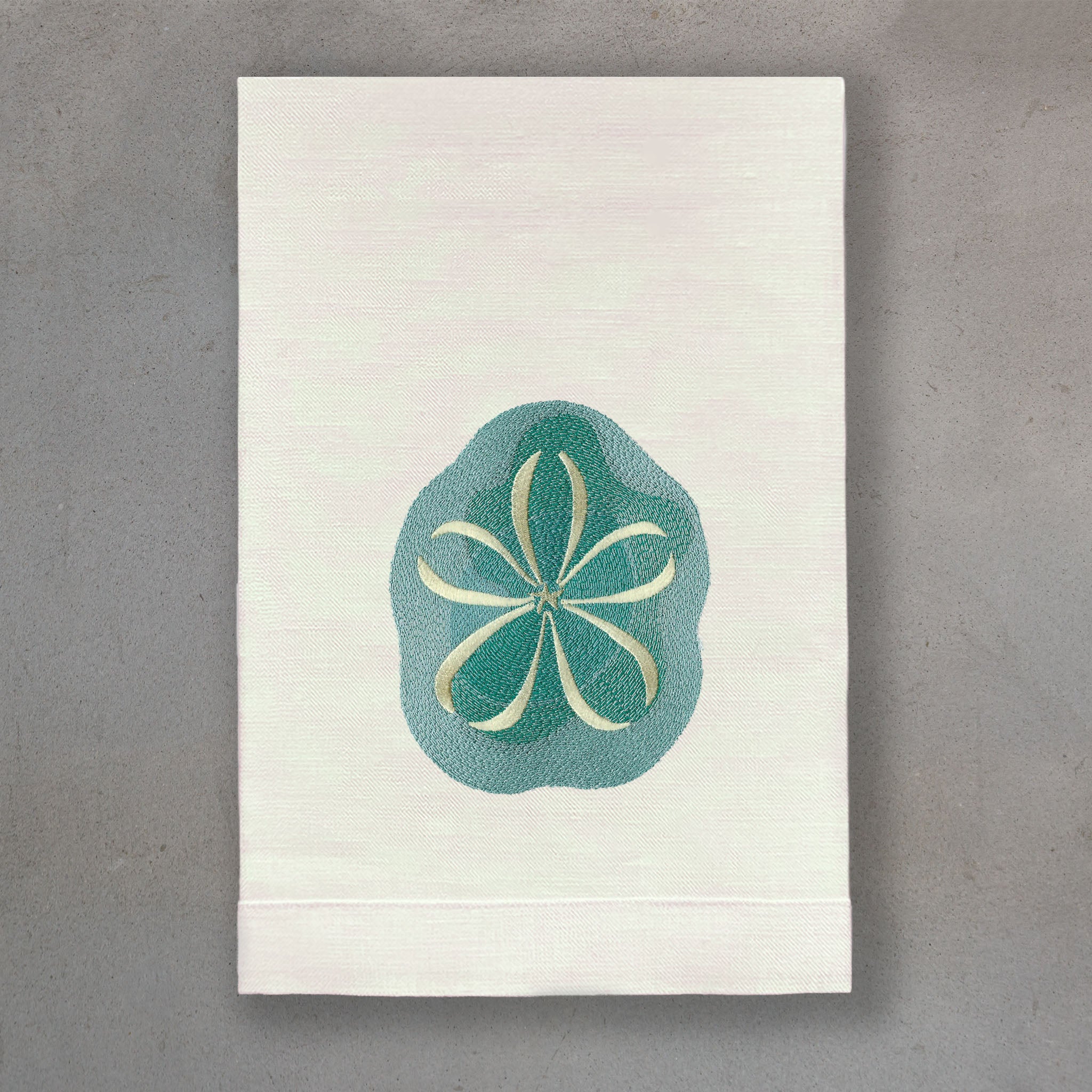 Sand Dollar Green | Ivory Linen