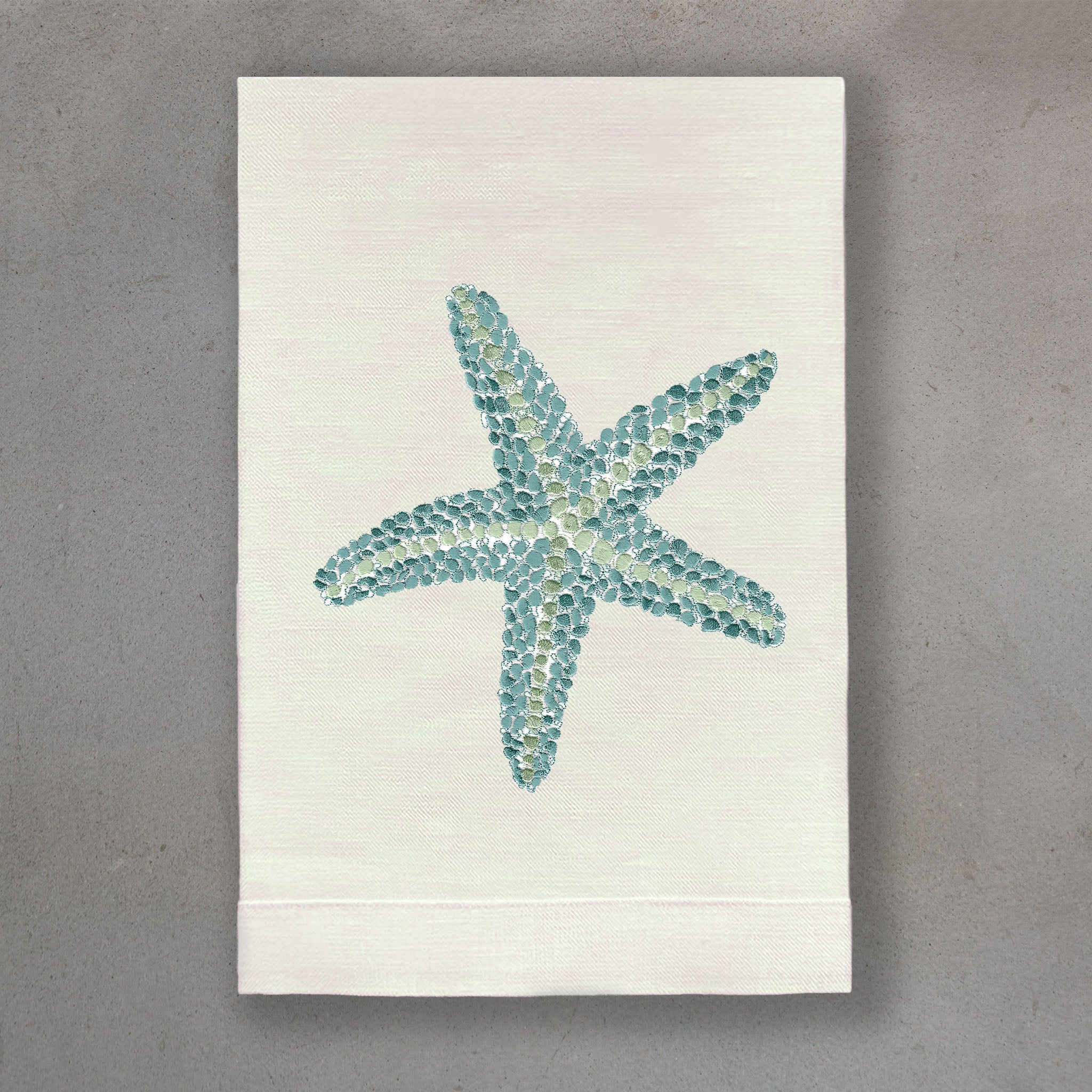 Starfish Aqua | Ivory Linen