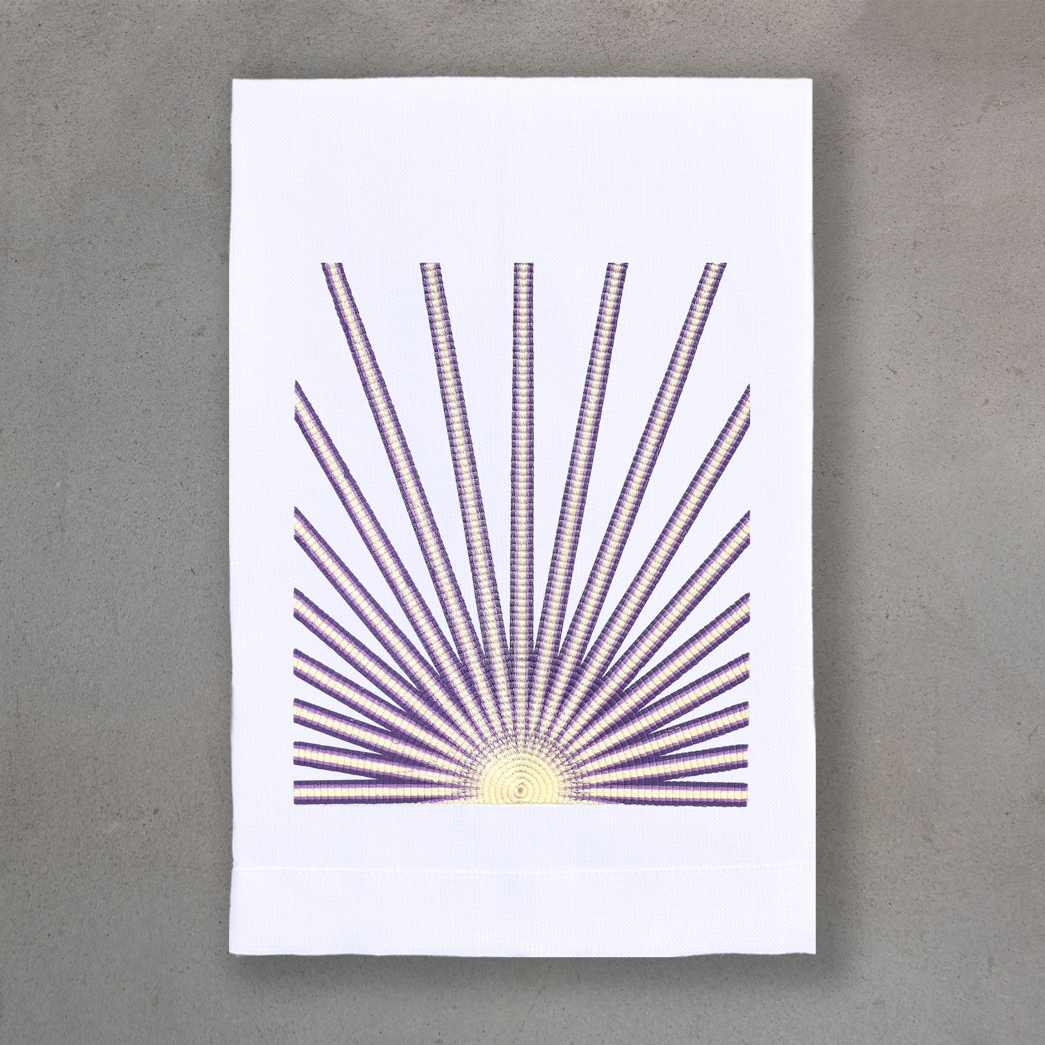 Sunrise Violet | White Linen
