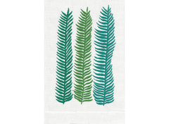 Emerald on White Linen