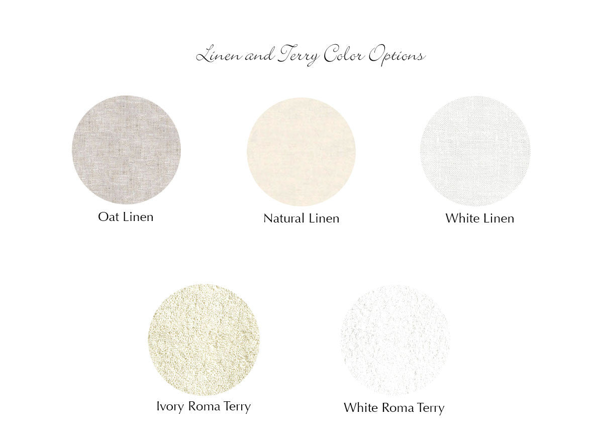 Linen and Terry Color Options